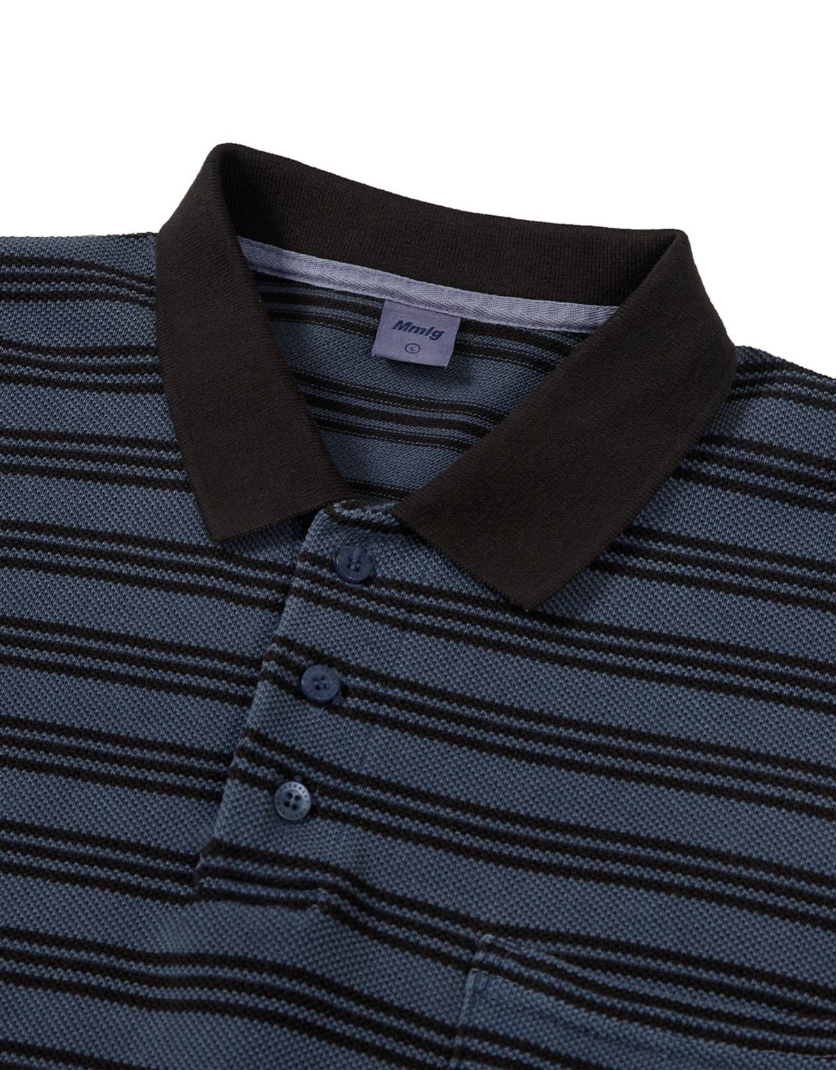 엠엠엘지(MMLG) [Mmlg] OVERDYED BS PIQUE SHIRT (NAVY)