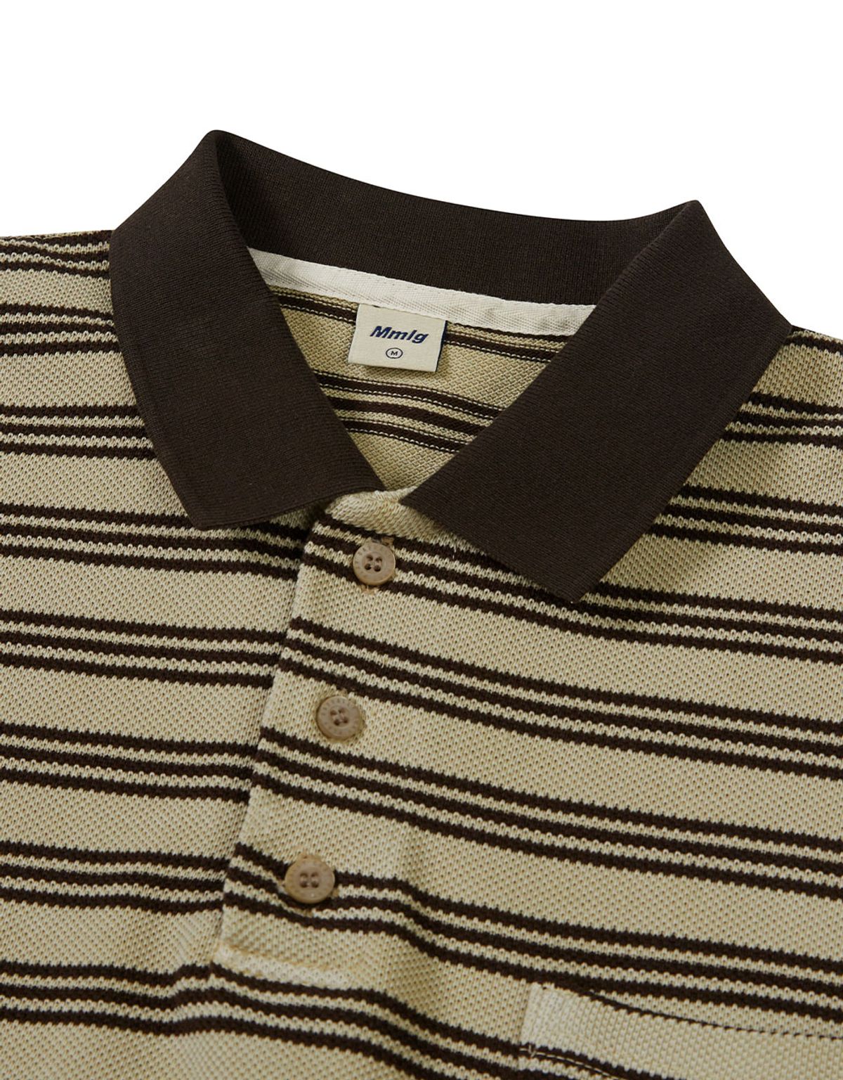 엠엠엘지(MMLG) [Mmlg] OVERDYED BS PIQUE SHIRT (BEIGE)