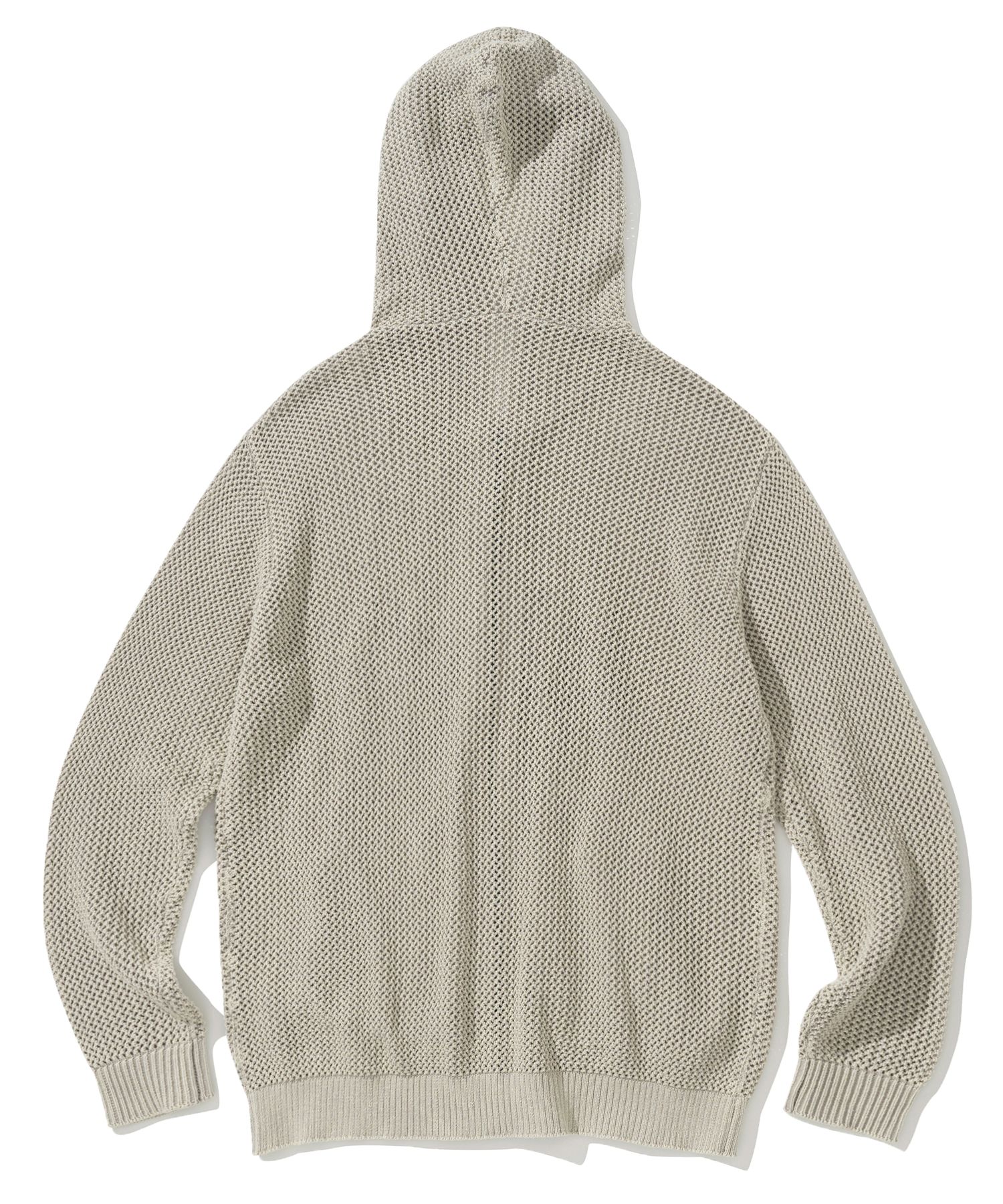 韓国発!【NOT4NERD】N4ND Trident Logo Pigment Hood Zip Up MUSINSA | NOT4NERD N4ND Trident Logo Pigment Hood Zip Up - Ivory