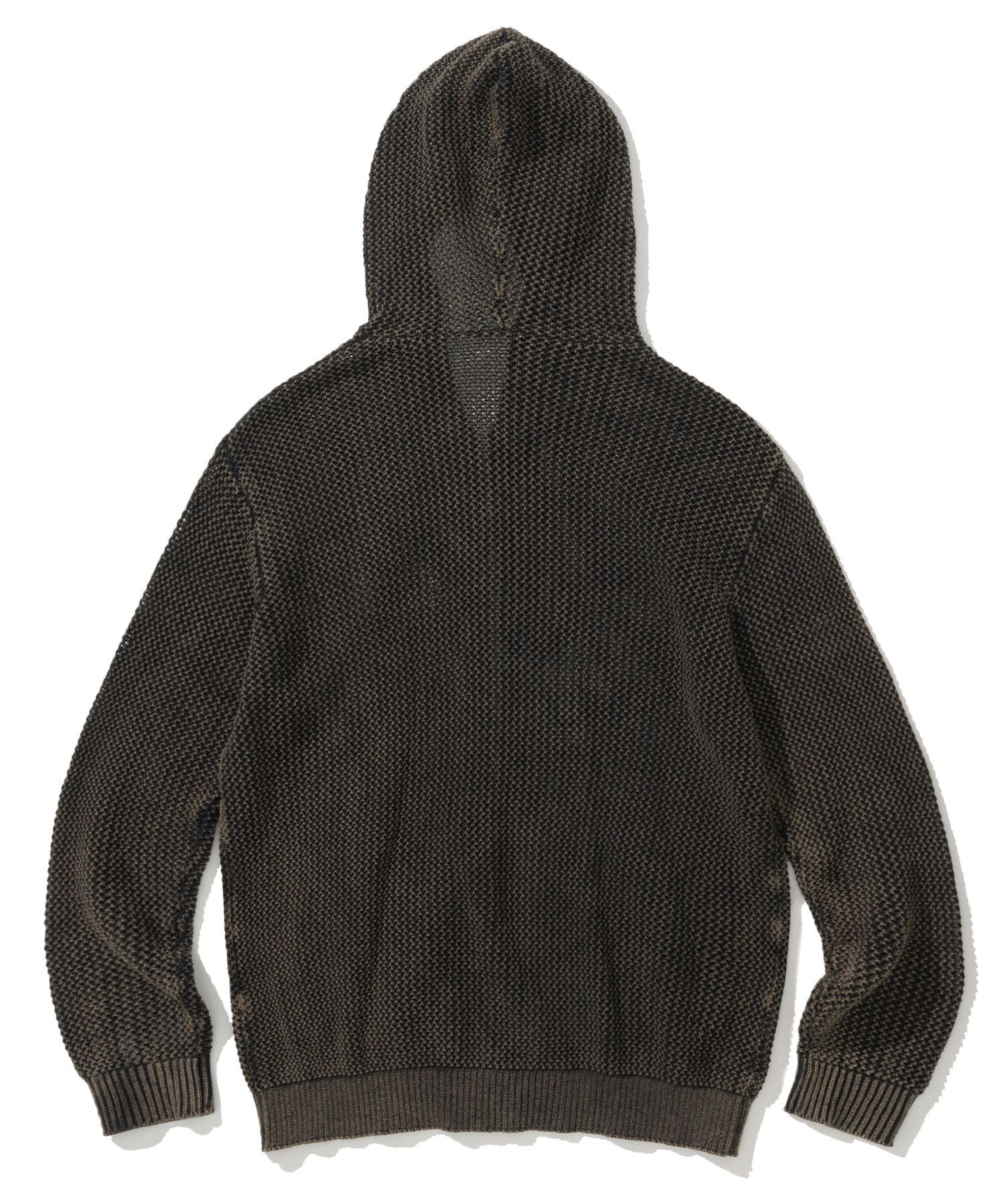 韓国発!【NOT4NERD】N4ND Trident Logo Pigment Hood Zip Up MUSINSA | NOT4NERD N4ND Trident Logo Pigment Hood Zip Up - Black