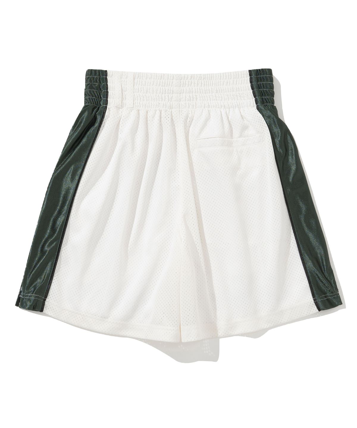 낫포너드(NOT4NERD) Bone Logo Ashen Dawn Mesh Boxing Shorts - White