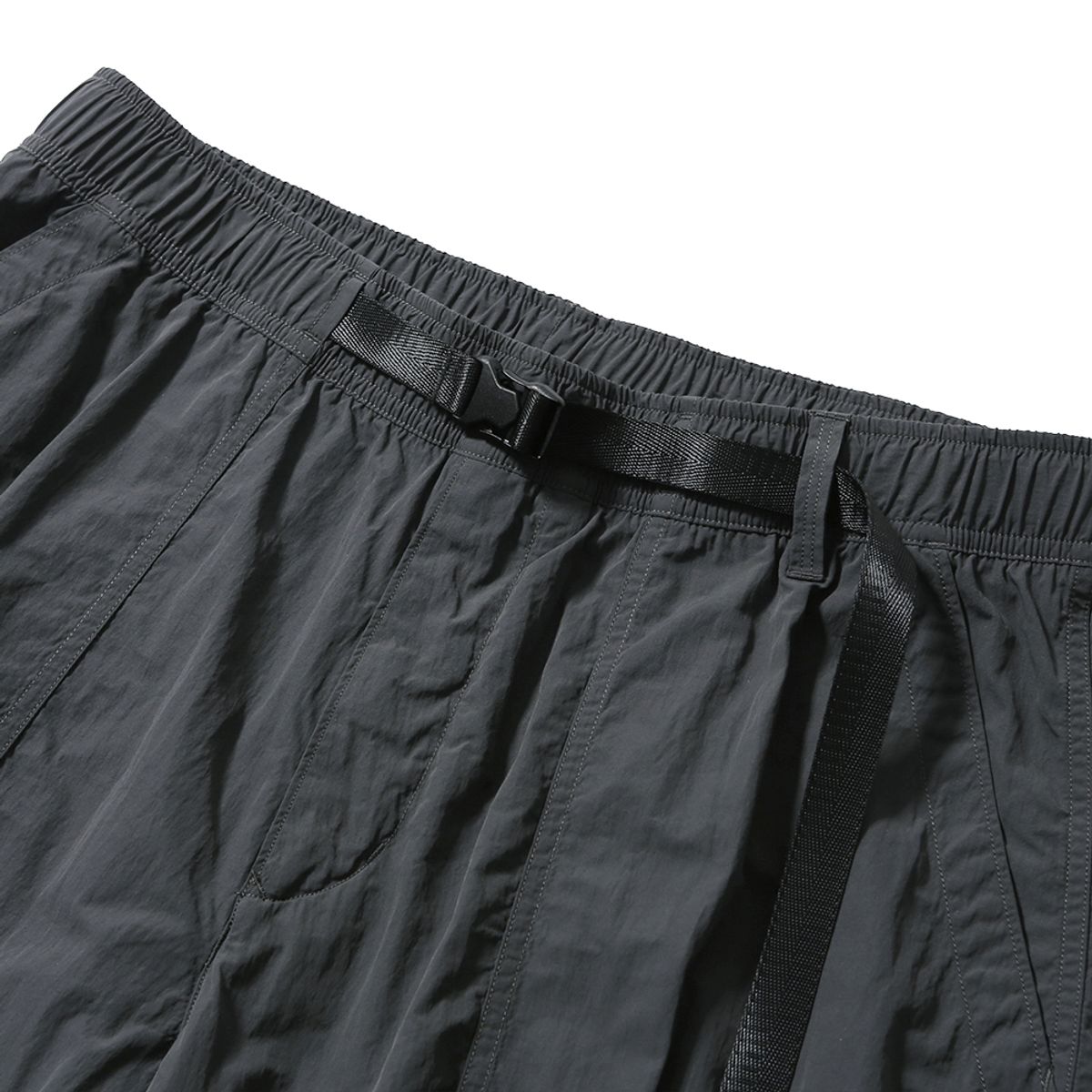 모이프(MOIF) [SS25] OVER FTG SHORTS / LEAD GRAY