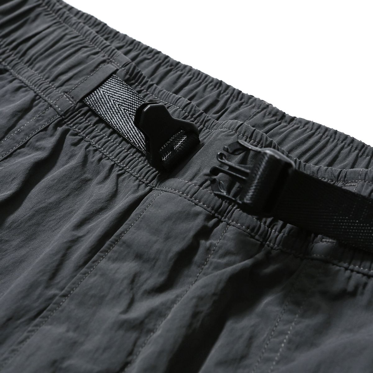 모이프(MOIF) [SS25] OVER FTG SHORTS / LEAD GRAY