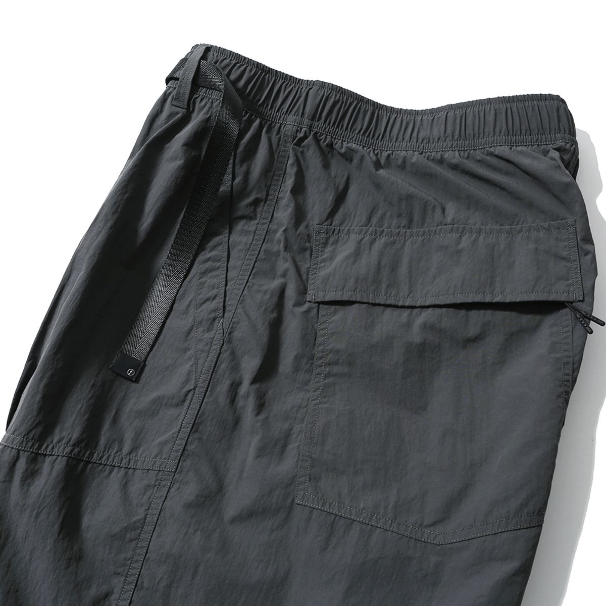 모이프(MOIF) [SS25] OVER FTG SHORTS / LEAD GRAY