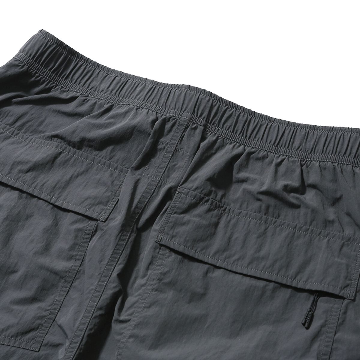 모이프(MOIF) [SS25] OVER FTG SHORTS / LEAD GRAY
