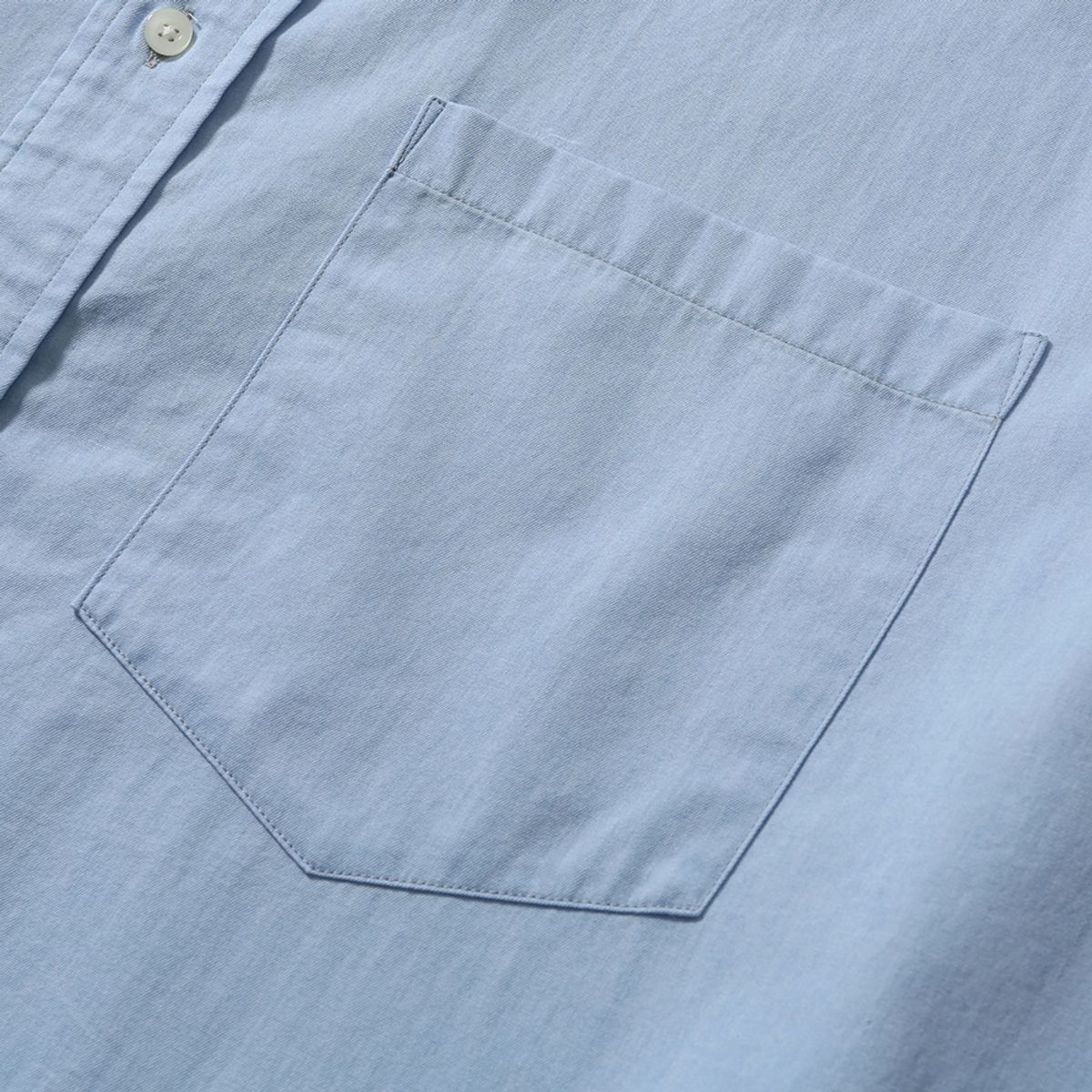 모이프(MOIF) [SS25] UNIFORM HALF SHIRT / BLEACHED INDIGO