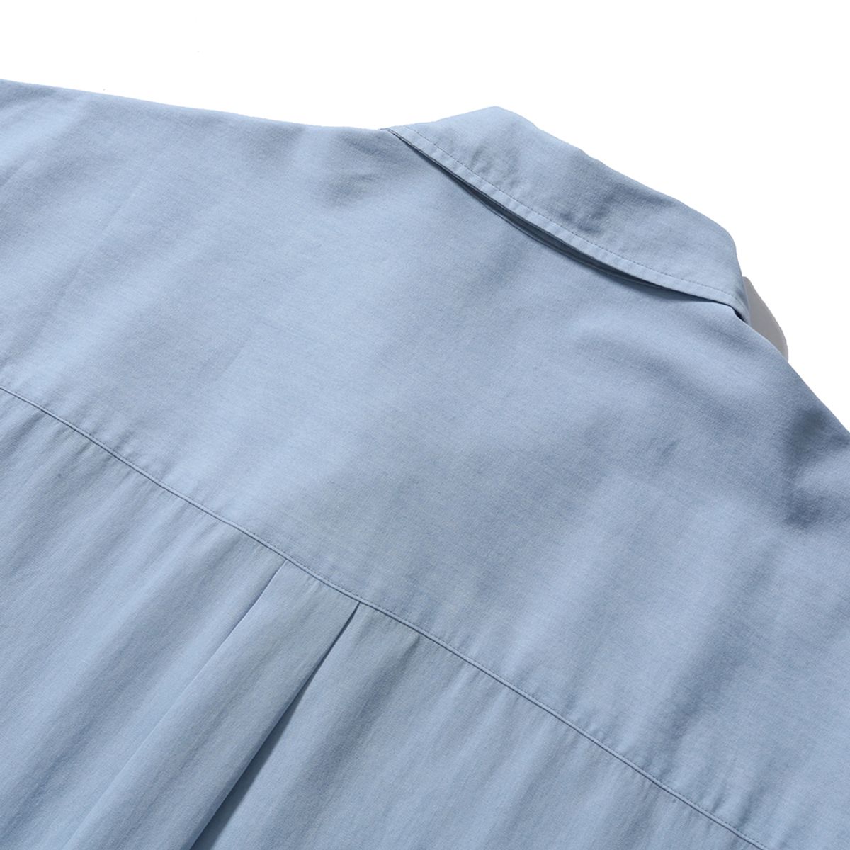 모이프(MOIF) [SS25] UNIFORM HALF SHIRT / BLEACHED INDIGO