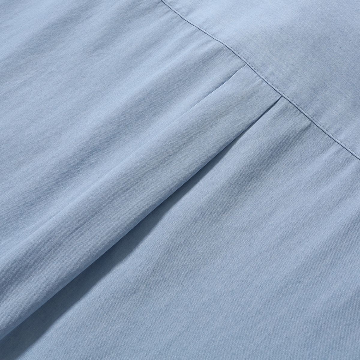 모이프(MOIF) [SS25] UNIFORM HALF SHIRT / BLEACHED INDIGO