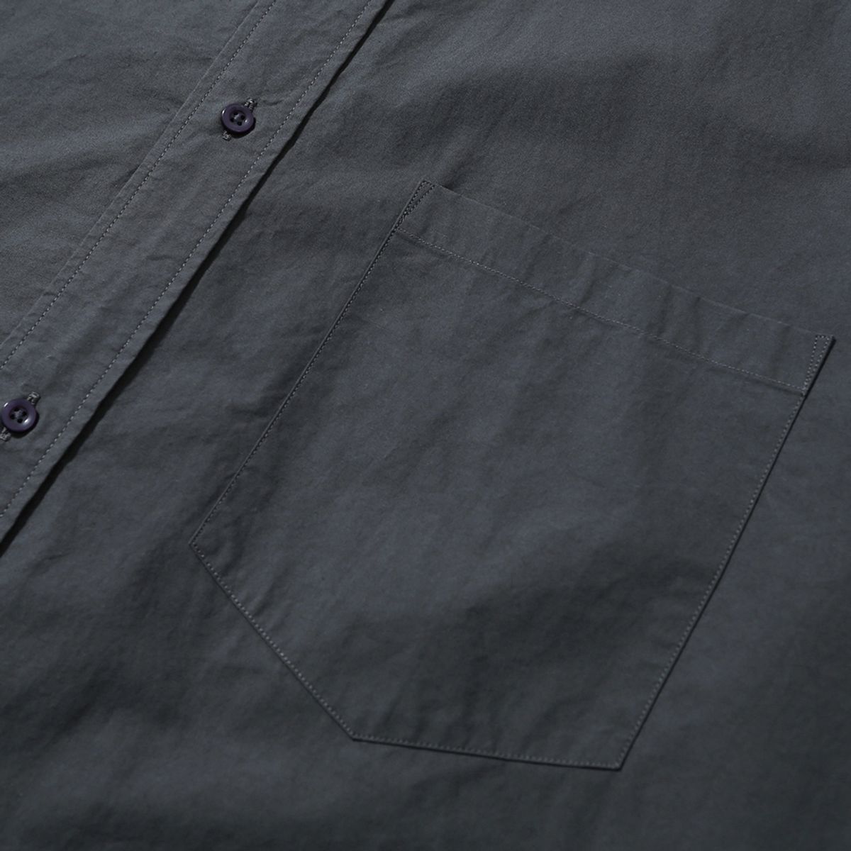 모이프(MOIF) [SS25] UNIFORM HALF SHIRT / CHARCOAL