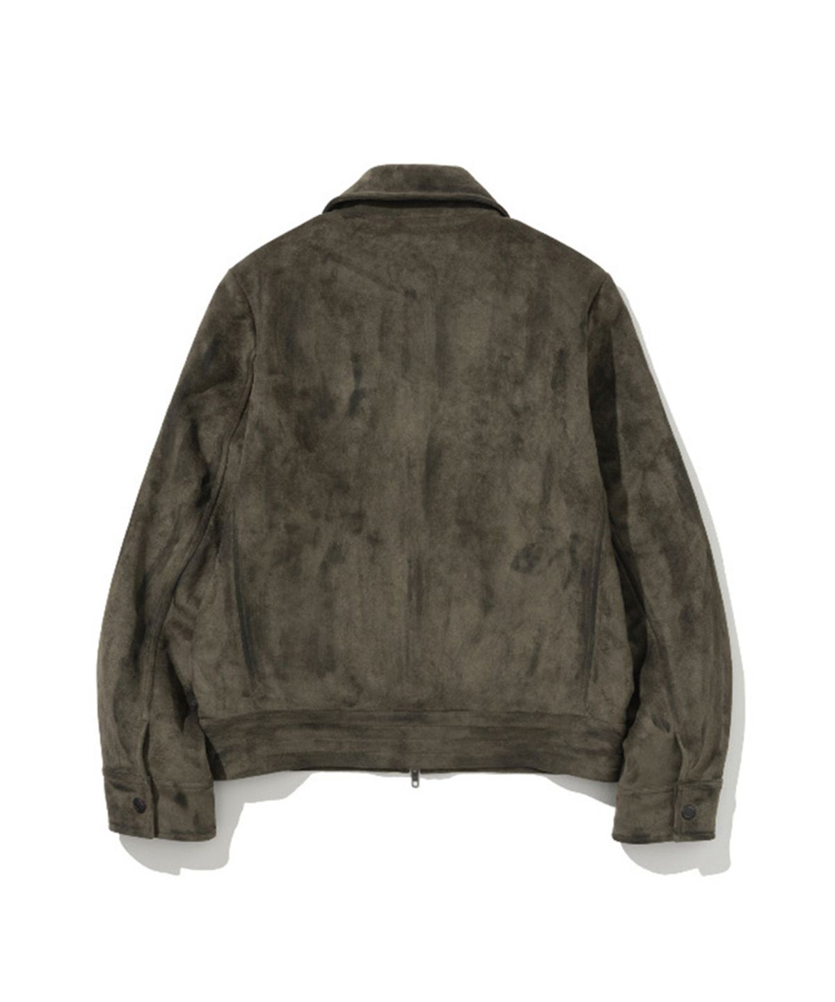 에르에르(ERER) Suede Pocket Rider Jacket Khaki