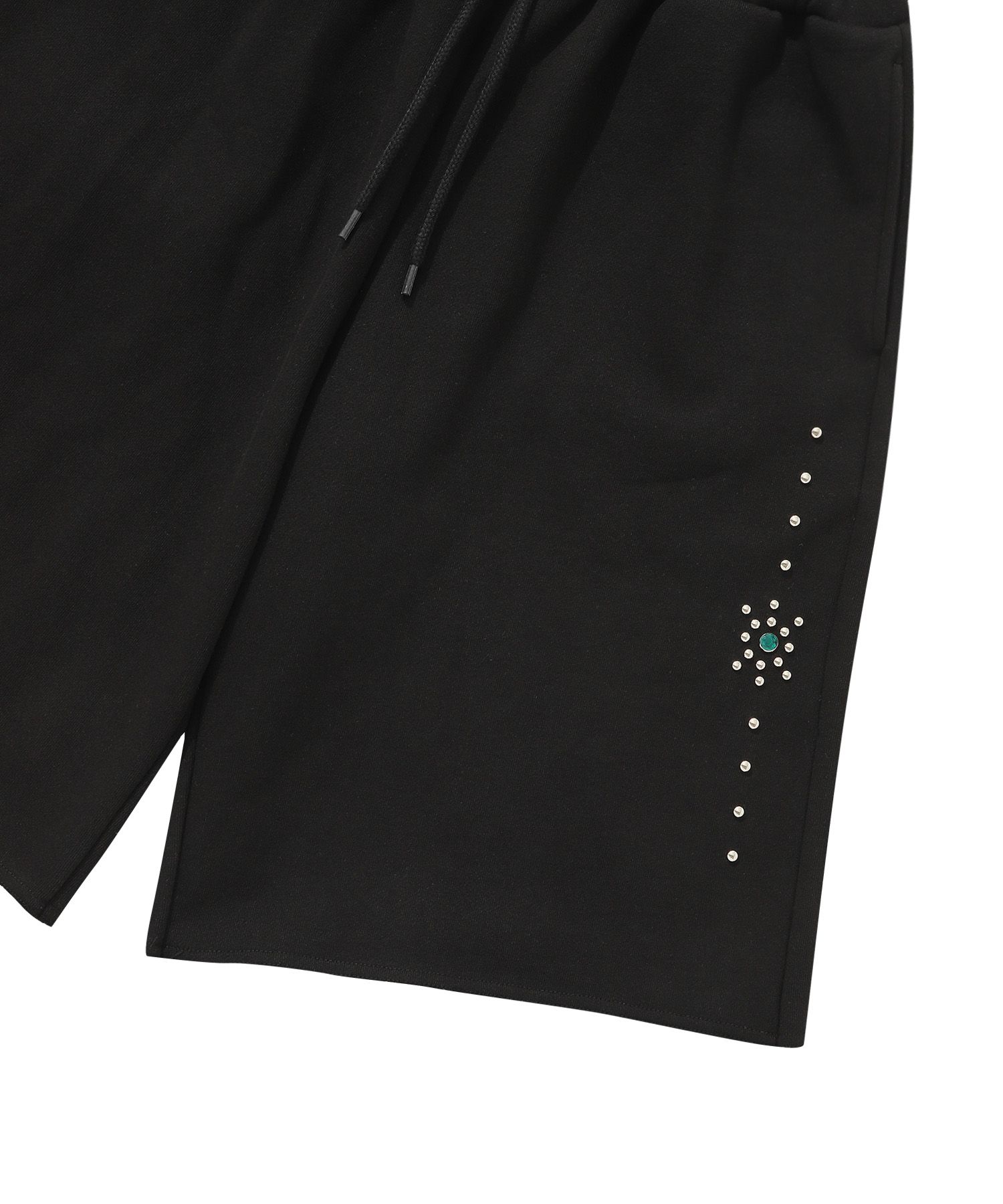MUSINSA | GOTTER GALLERY GEM SIDE SWEAT SHORTS_BK