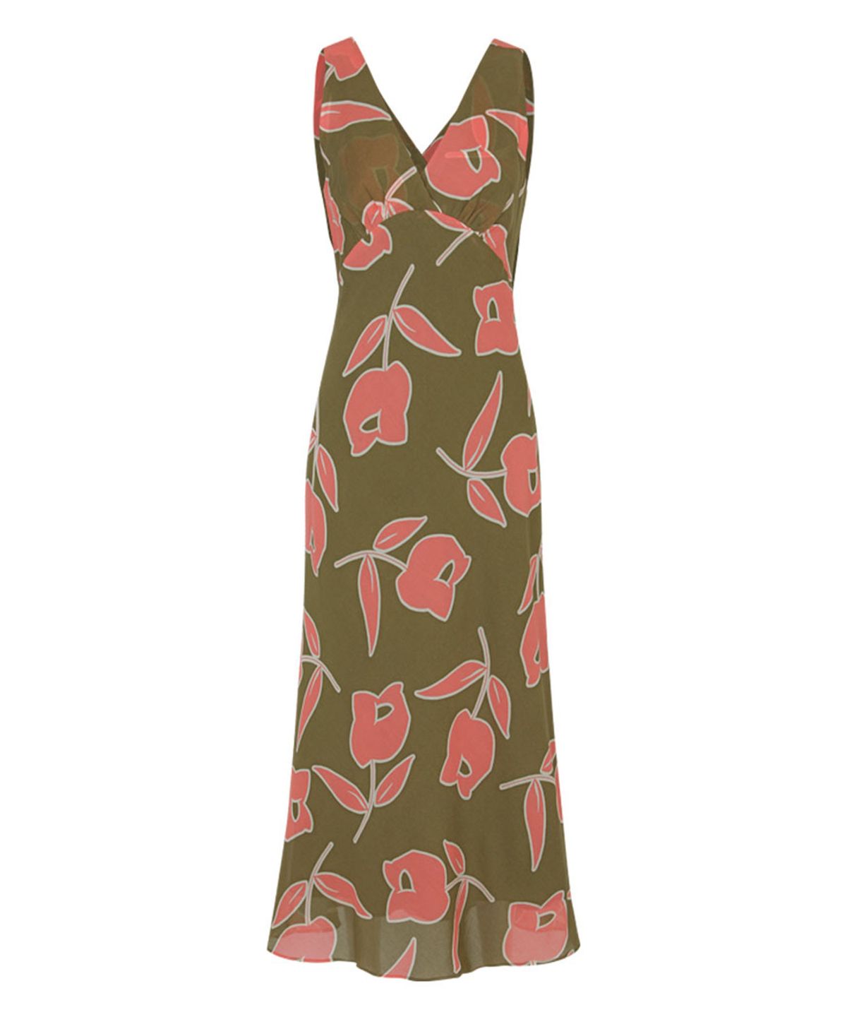 루루서울(LOULOUSEOUL) Tulip Sleeveless Dress (Olive)