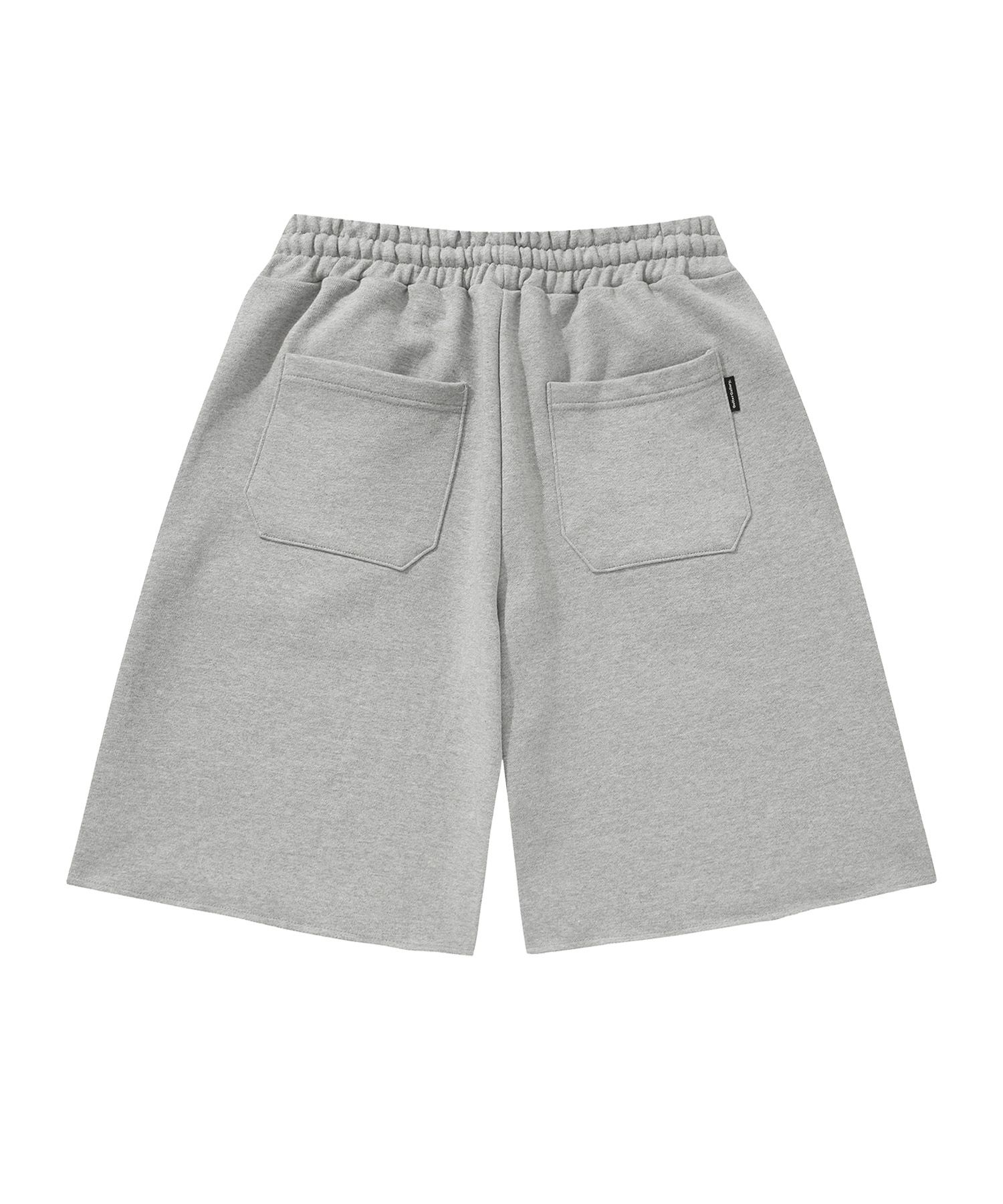 ★2025SS新作★GOTTER GALLERY★GEM SIDE SWEAT SHORTS 가터갤러리(GOTTER GALLERY) GEM SIDE SWEAT SHORTS_GY - 사이즈