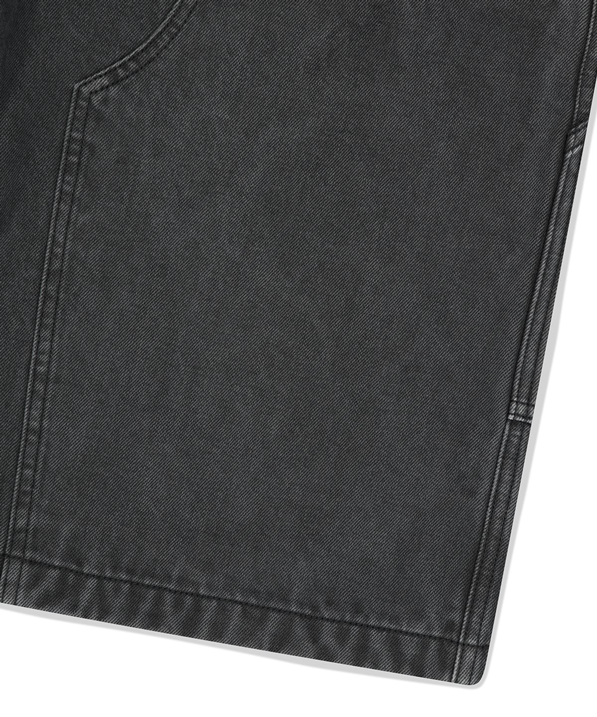 마하그리드(MAHAGRID) DYED DOUBLE KNEE SHORT CHARCOAL(MG2FMMD172A)