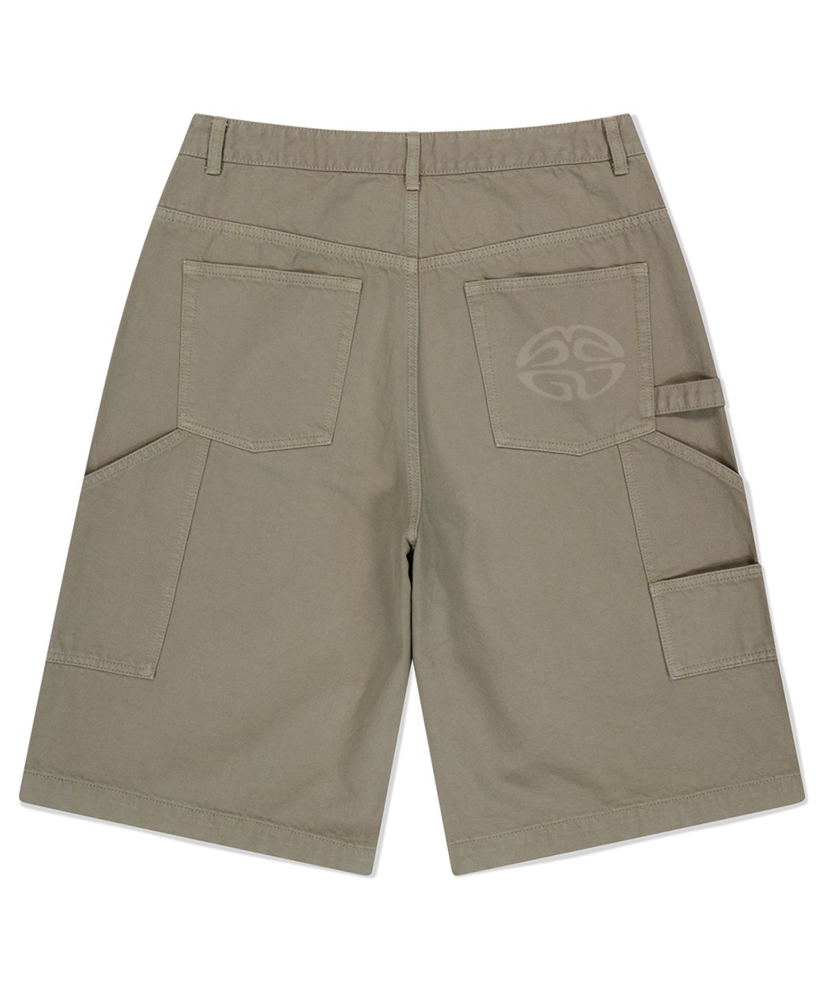 마하그리드(MAHAGRID) DYED DOUBLE KNEE SHORT BEIGE(MG2FMMD172A)