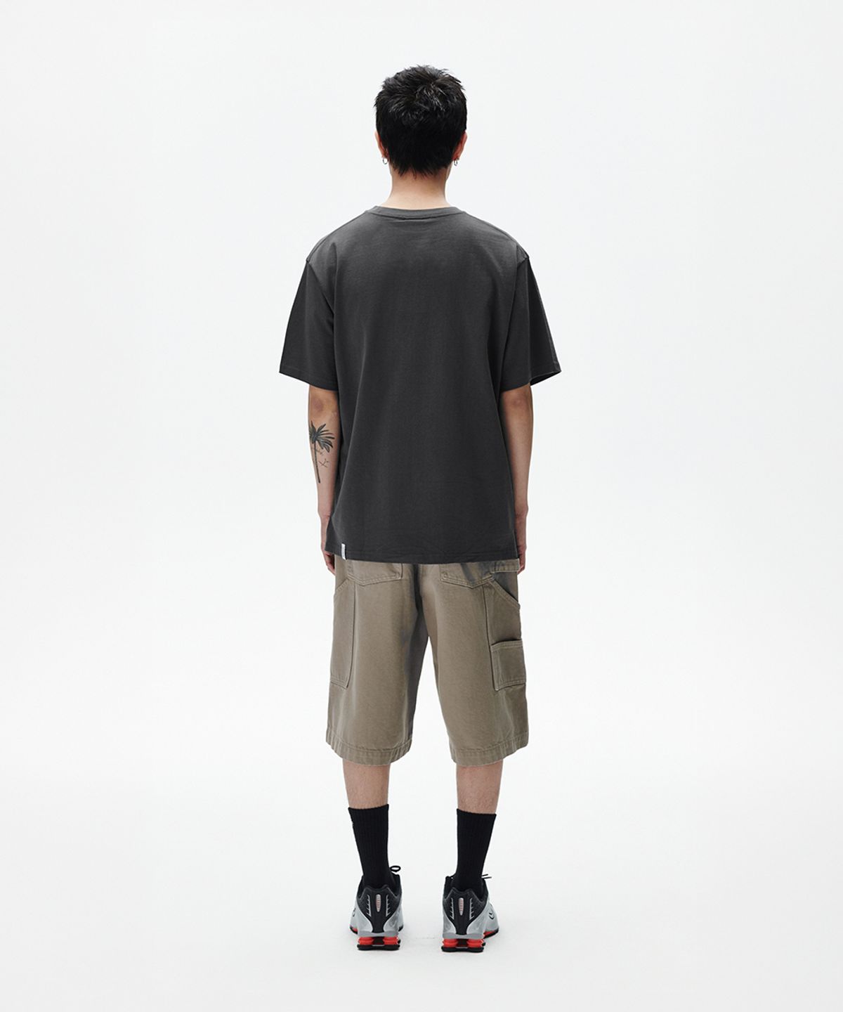 마하그리드(MAHAGRID) DYED DOUBLE KNEE SHORT BEIGE(MG2FMMD172A)