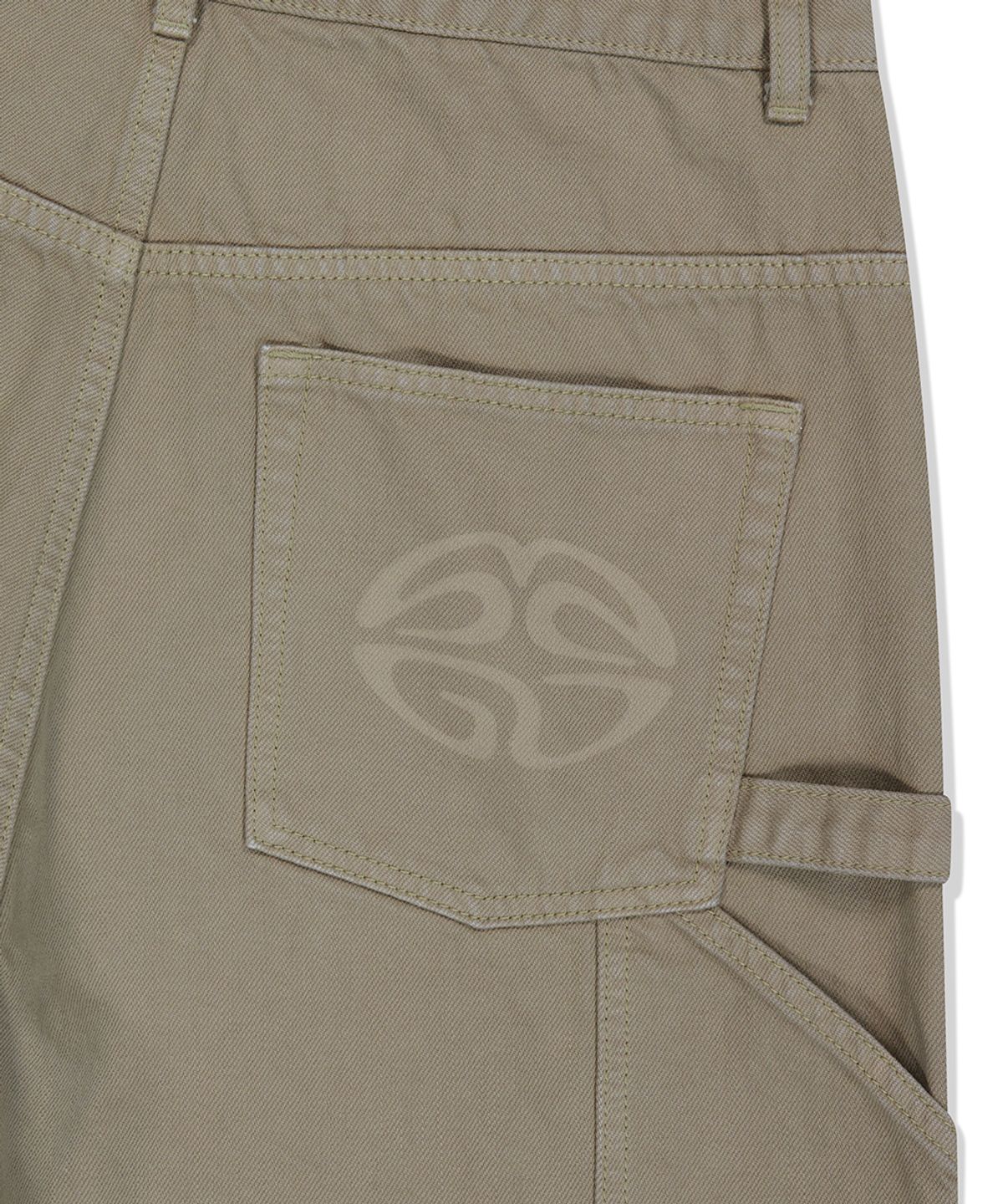 마하그리드(MAHAGRID) DYED DOUBLE KNEE SHORT BEIGE(MG2FMMD172A)