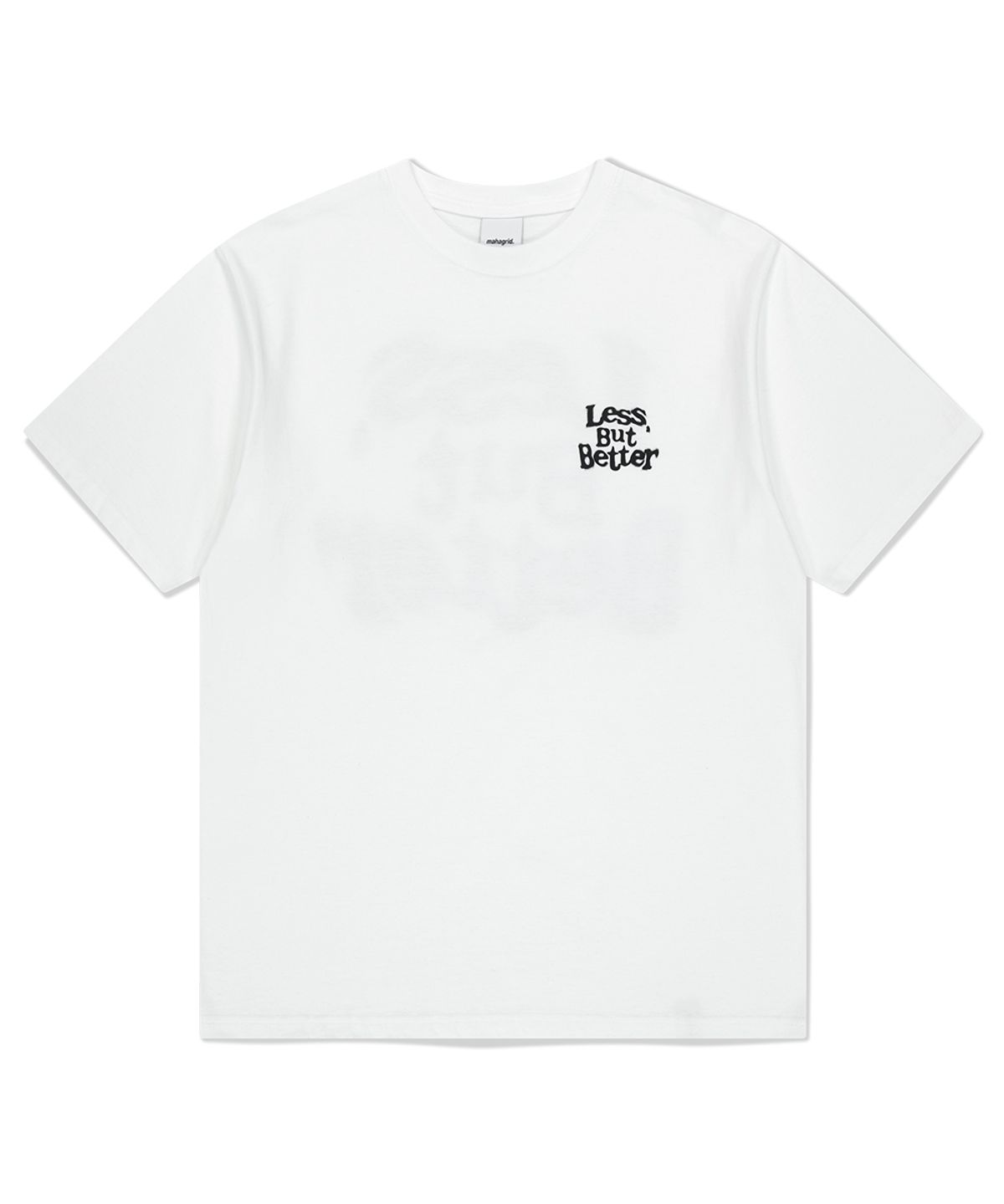 마하그리드(MAHAGRID) LESS BUT BETTER TEE WHITE(MG2FMMT526A)