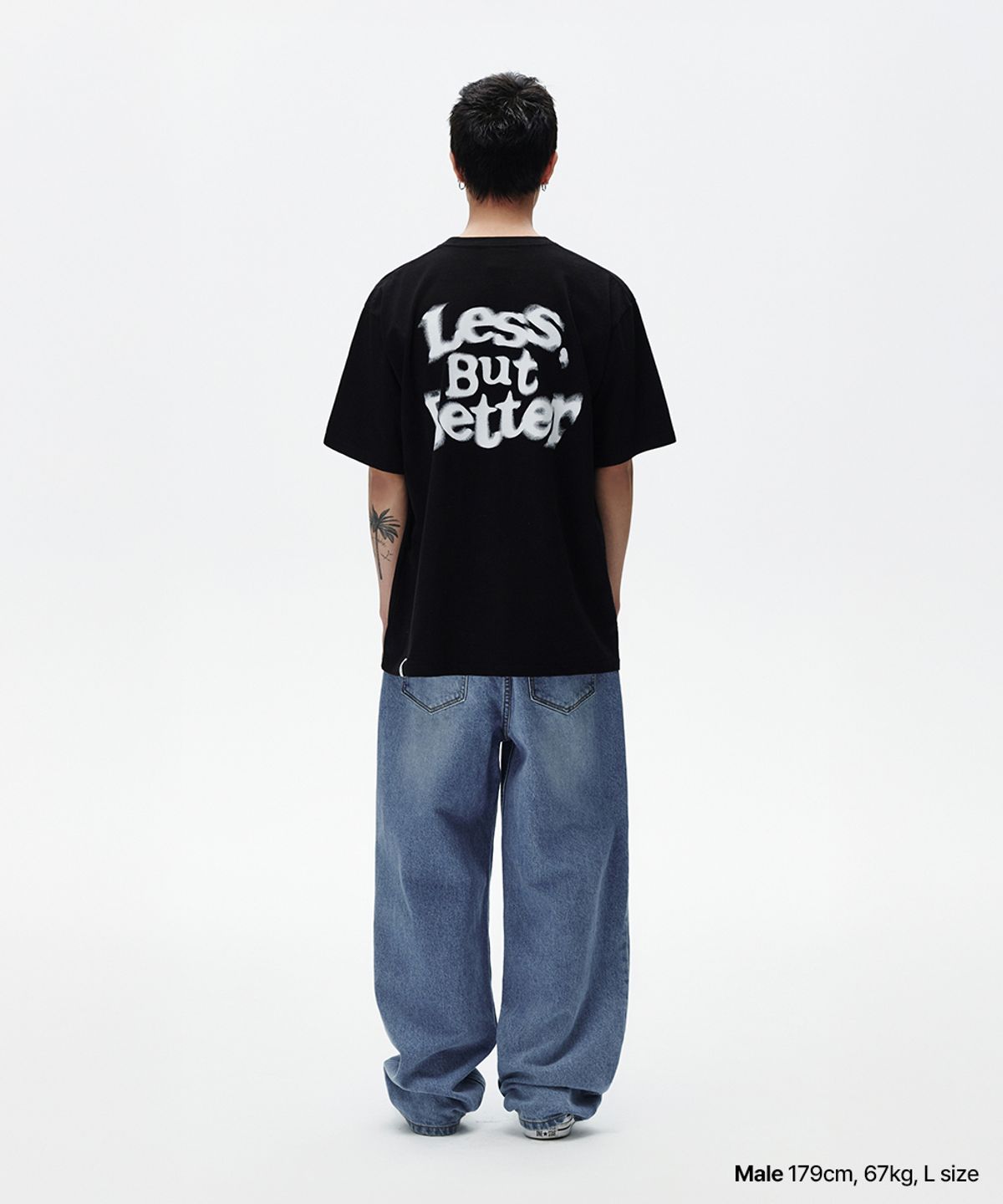 마하그리드(MAHAGRID) LESS BUT BETTER TEE BLACK(MG2FMMT526A)