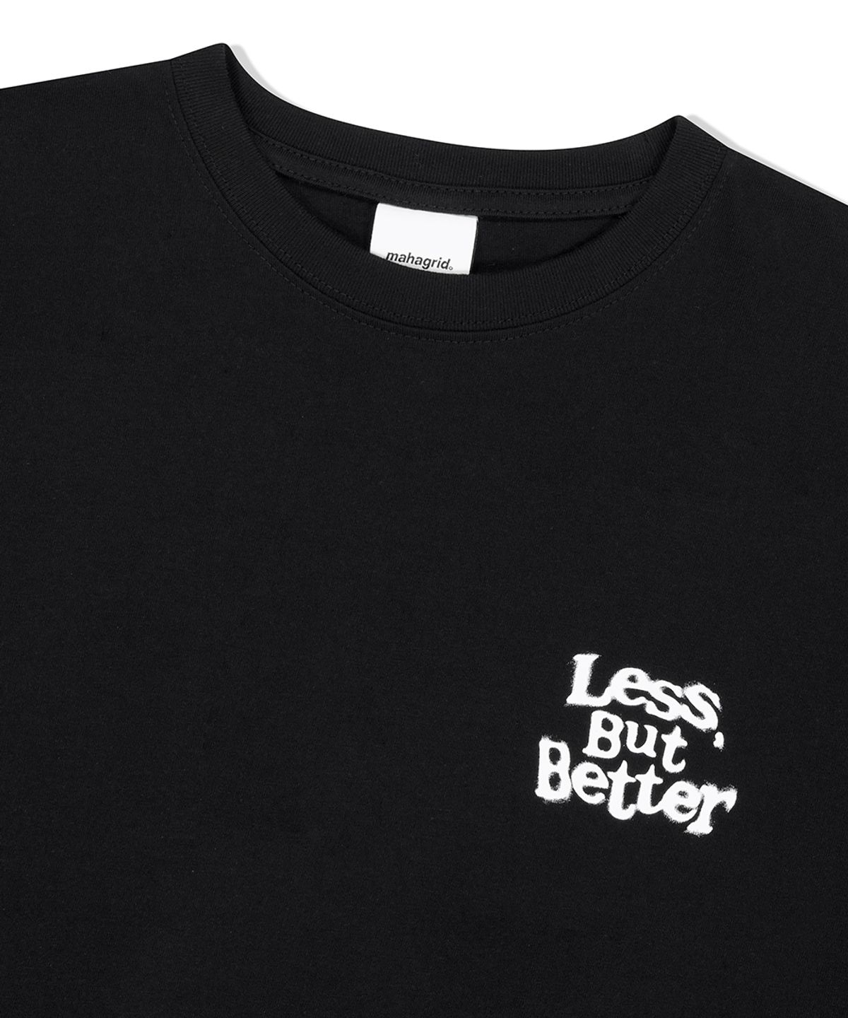 마하그리드(MAHAGRID) LESS BUT BETTER TEE BLACK(MG2FMMT526A)
