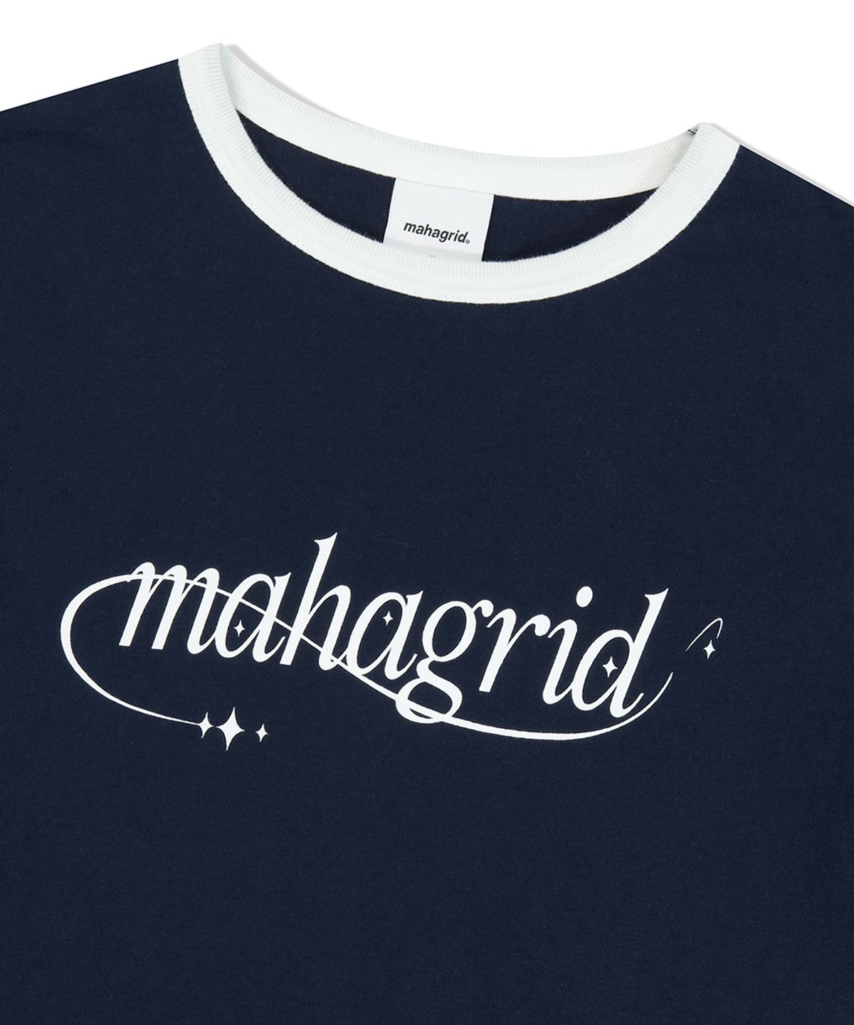 마하그리드(MAHAGRID) SHOOTING STAR RINGER TEE NAVY(MG2FMFT585A)