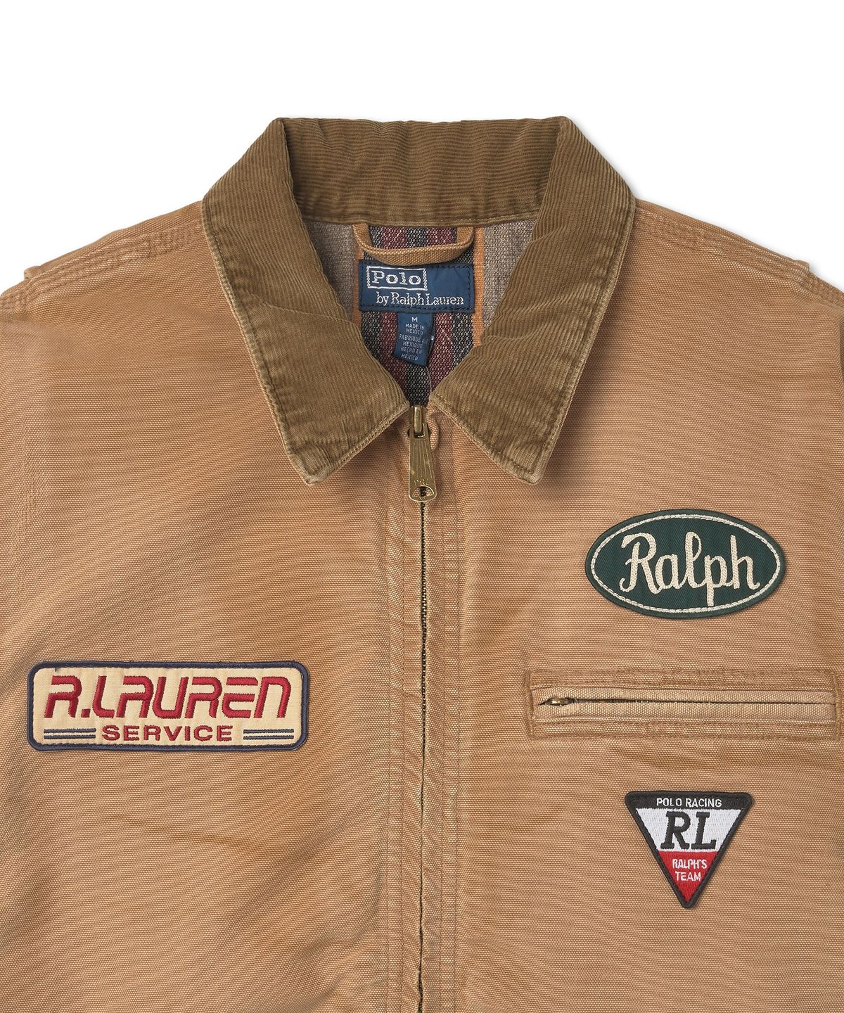 폴로 랄프 로렌(POLO RALPH LAUREN) [WORKWEAR CAPSULE] 캔버스 보머 재킷-브라운