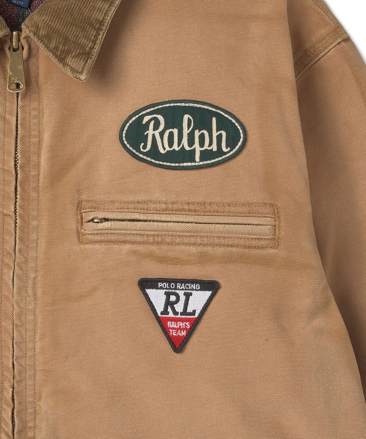 폴로 랄프 로렌(POLO RALPH LAUREN) [WORKWEAR CAPSULE] 캔버스 보머 재킷-브라운