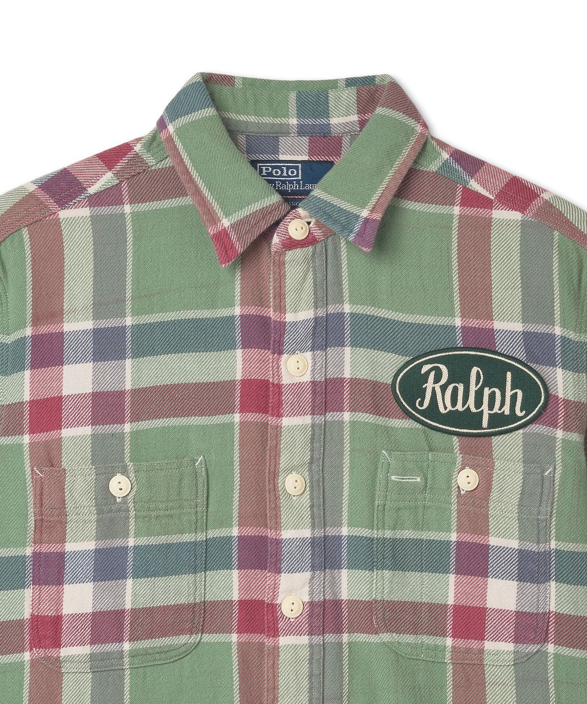 폴로 랄프 로렌(POLO RALPH LAUREN) [WORKWEAR CAPSULE] 클래식핏 플래드 플란넬 워크셔츠-멀티 컬러