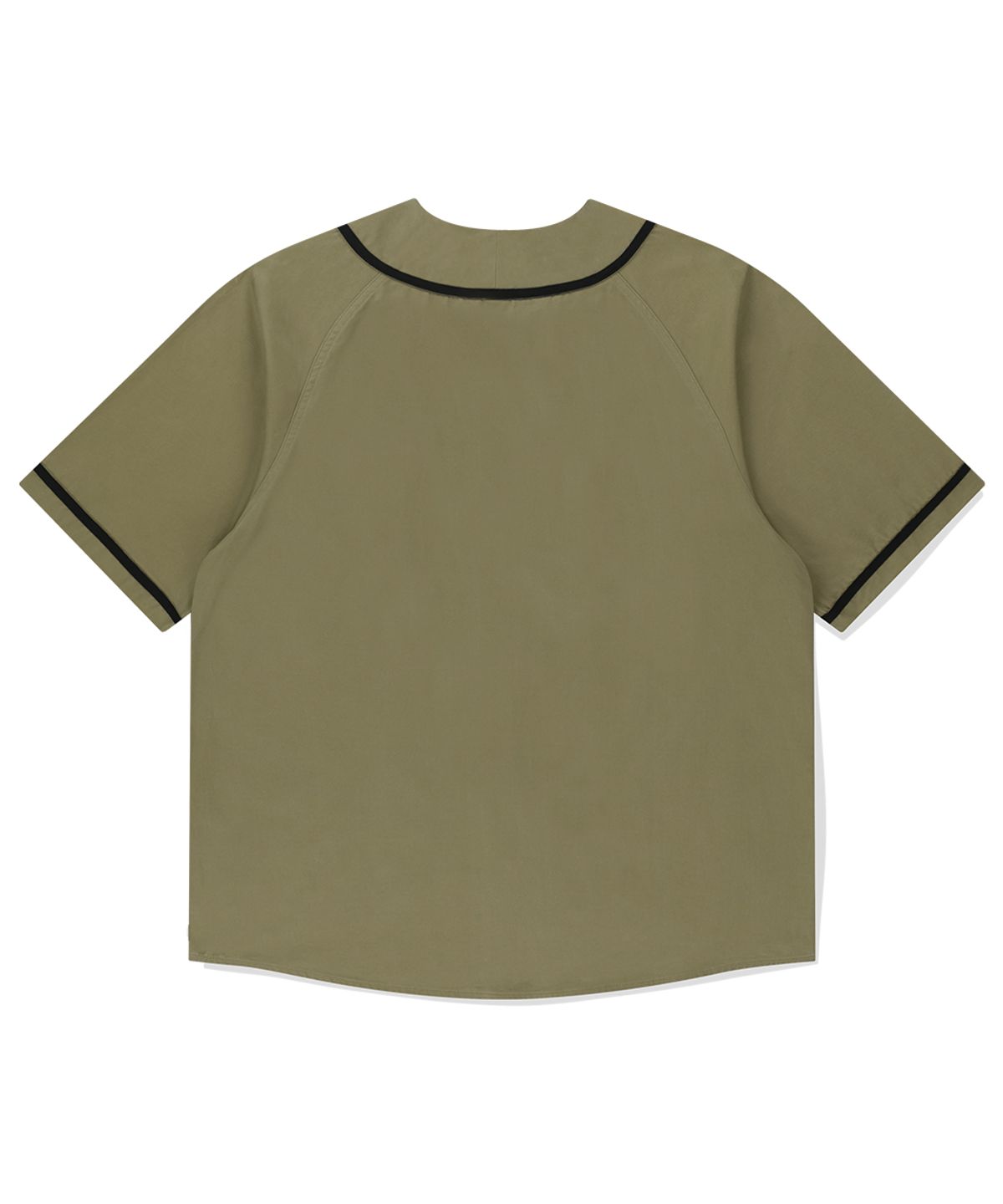 마하그리드(MAHAGRID) SERIF LOGO BASEBALL SHIRT BEIGE(MG2FMMW346A)