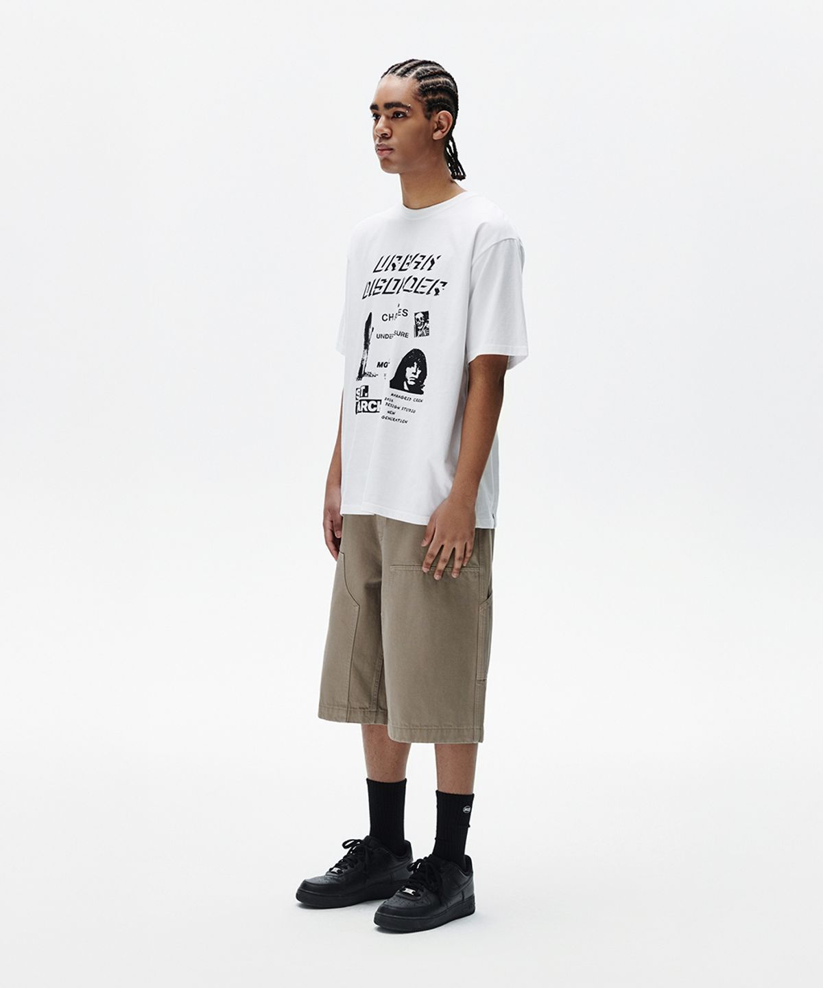 마하그리드(MAHAGRID) URBAN DISORDER TEE WHITE(MG2FMMT525A)