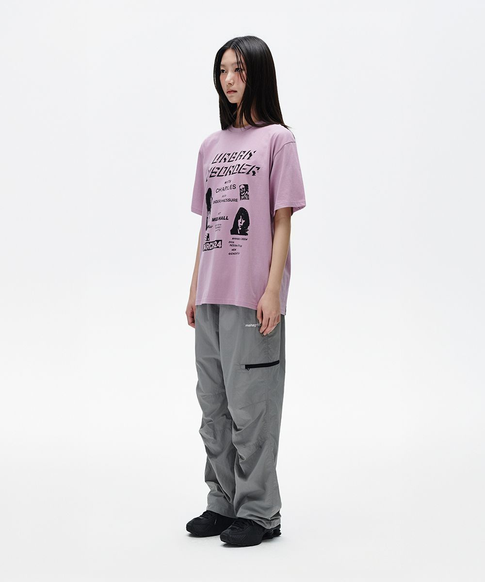 MUSINSA | MAHAGRID URBAN DISORDER TEE LAVENDER(MG2FMMT525A)