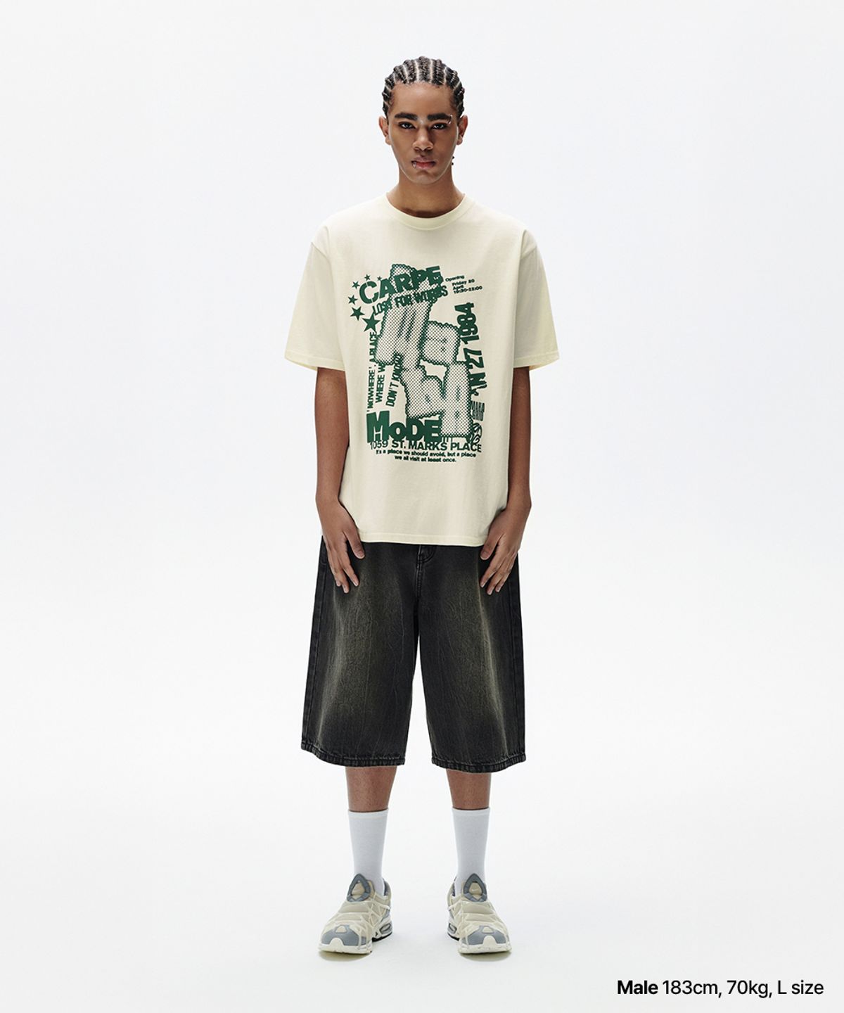 마하그리드(MAHAGRID) CARPE TEE CREAM(MG2FMMT528A)