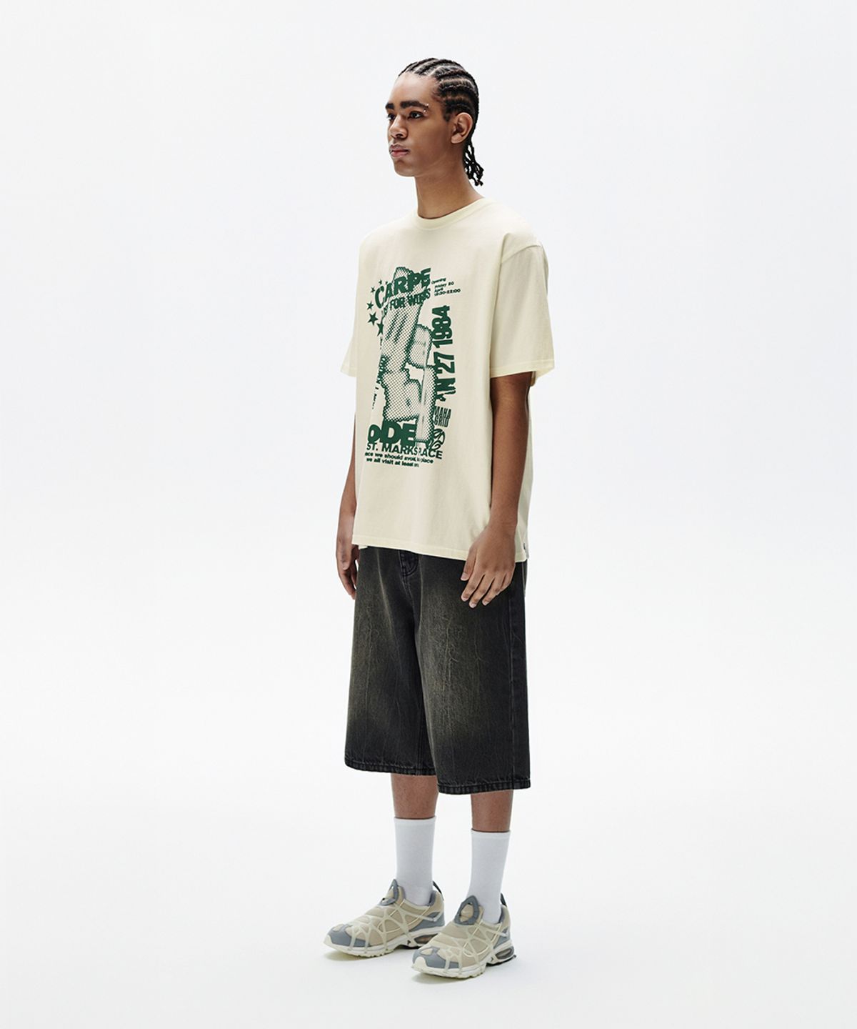 마하그리드(MAHAGRID) CARPE TEE CREAM(MG2FMMT528A)