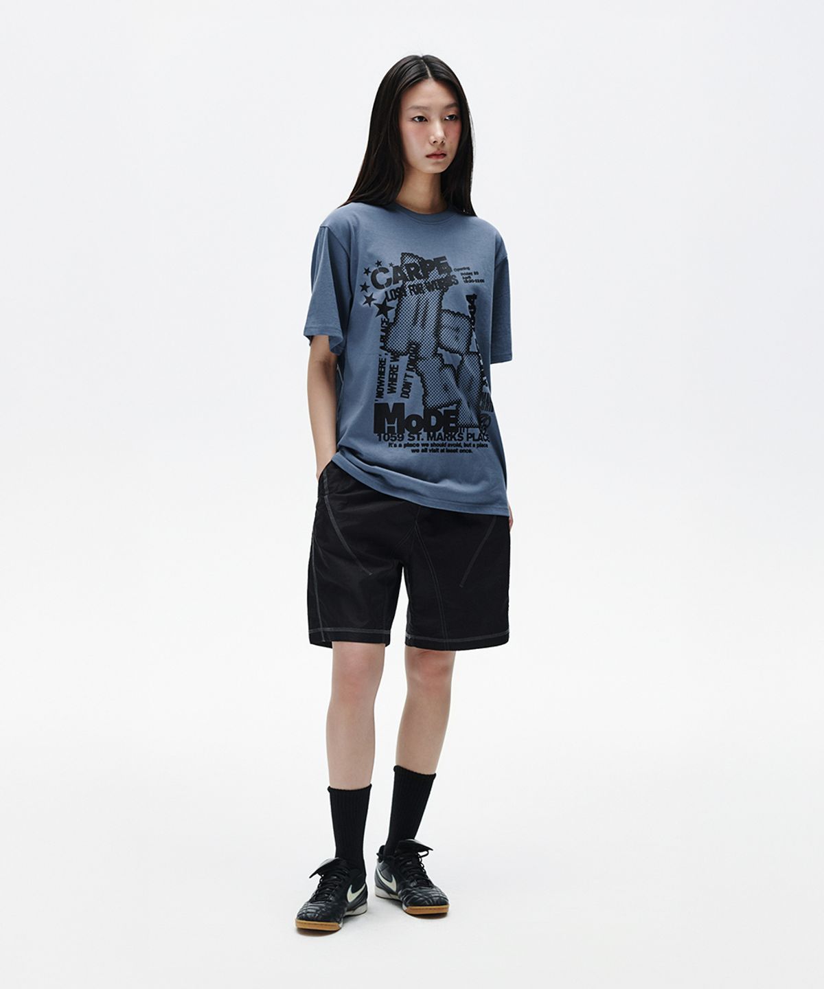 마하그리드(MAHAGRID) CARPE TEE BLUE(MG2FMMT528A)