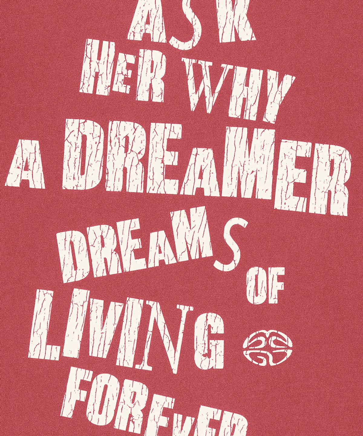 마하그리드(MAHAGRID) DREAMER PIGMENT TEE RED(MG2FMMT536A)