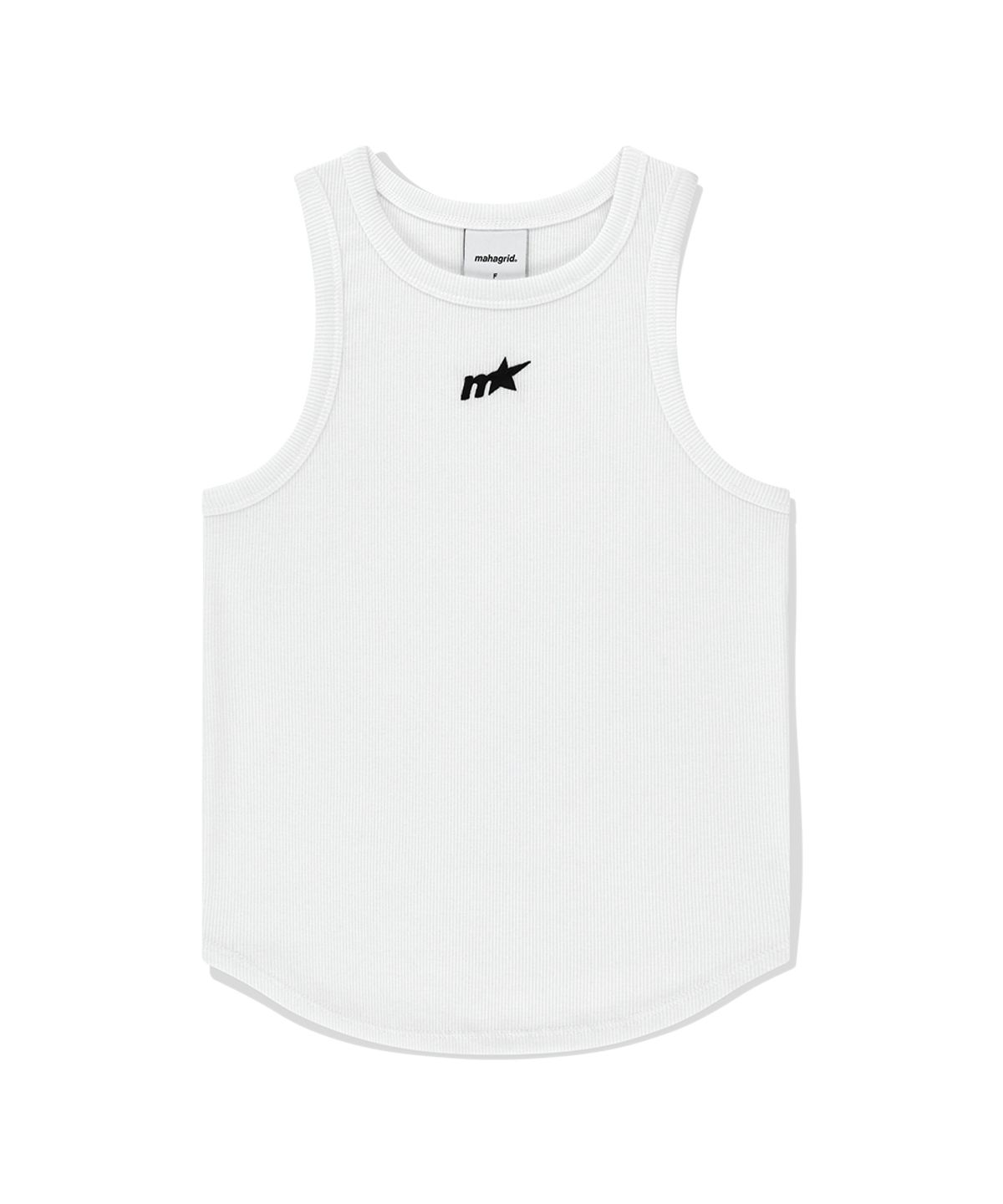 마하그리드(MAHAGRID) M STAR TANK TOP WHITE(MG2FMFT590A)