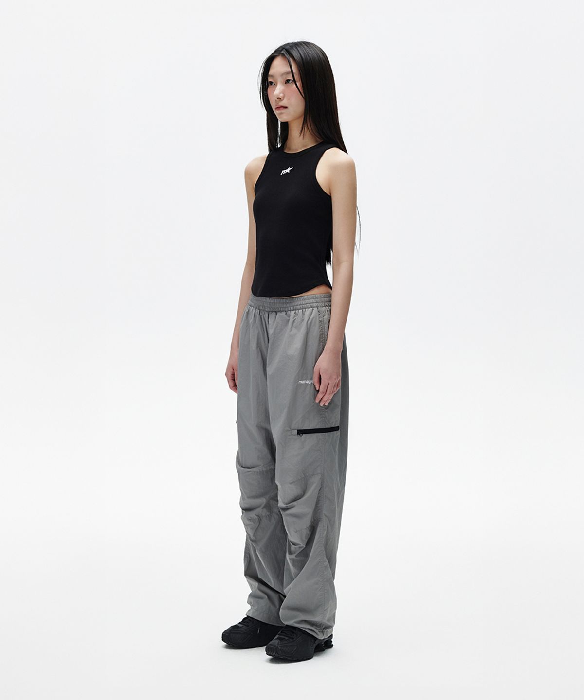 마하그리드(MAHAGRID) M STAR TANK TOP BLACK(MG2FMFT590A)