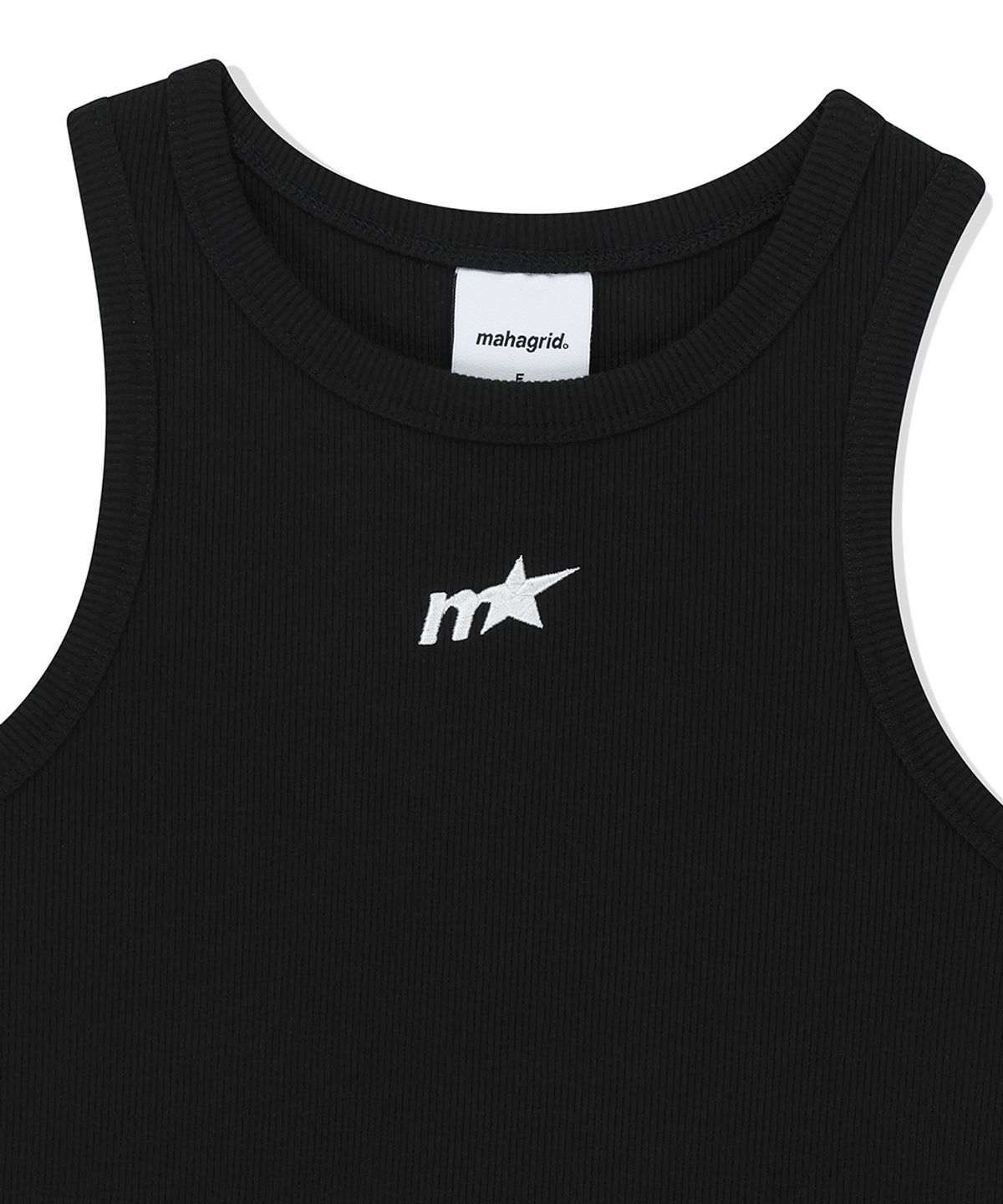 마하그리드(MAHAGRID) M STAR TANK TOP BLACK(MG2FMFT590A)