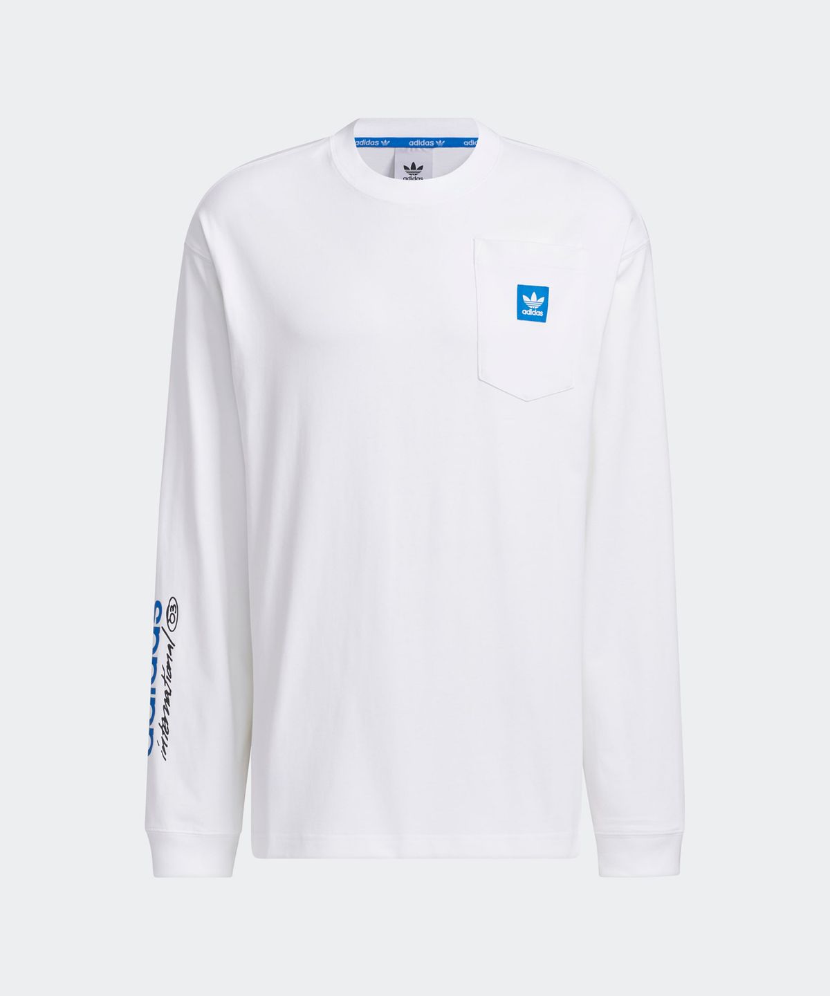 아디다스(ADIDAS) 시티 스케이트 긴팔 티 - 화이트 / JC6833