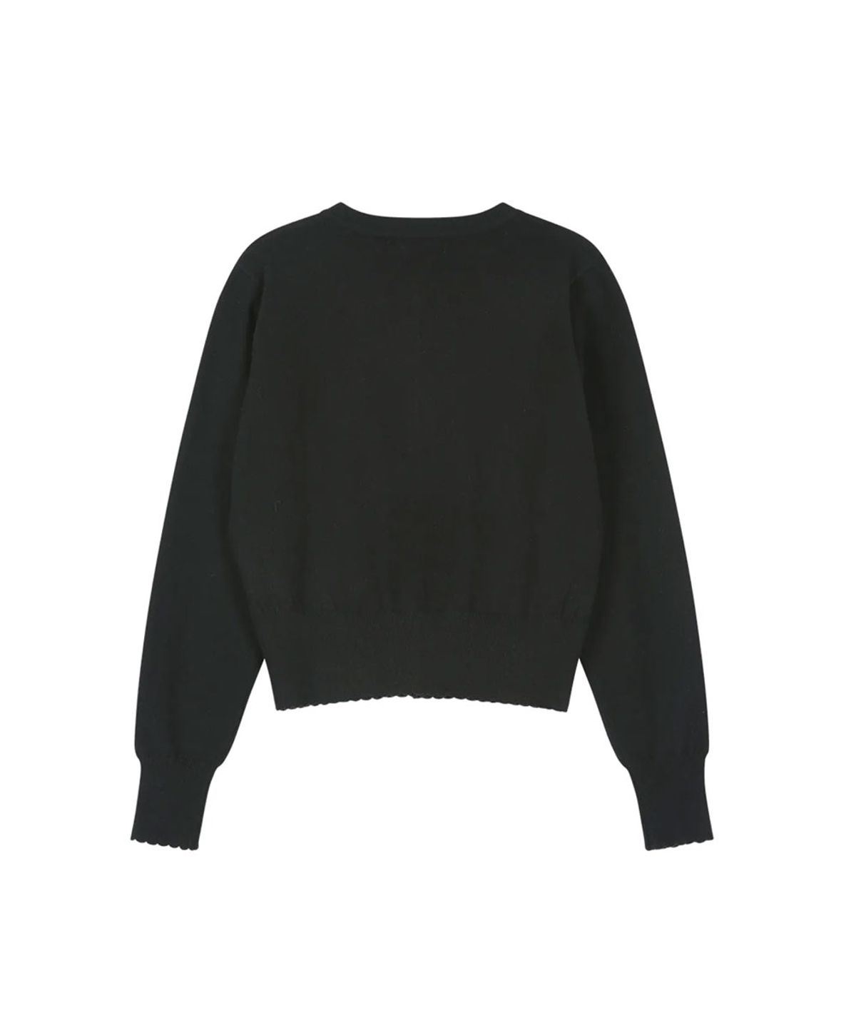 그레일즈(GRAILZ) [2PACK] SIGNATURE HEART CARDIGAN [BEIGE/BLACK]