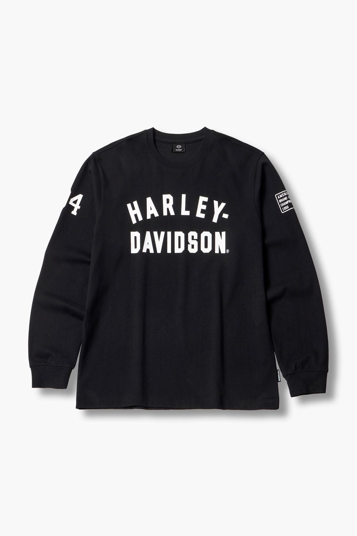 할리데이비슨 컬렉션스®(HARLEY-DAVIDSON COLLECTIONS®) 플랫 트랙 긴팔 티셔츠 _블랙 HH15311204