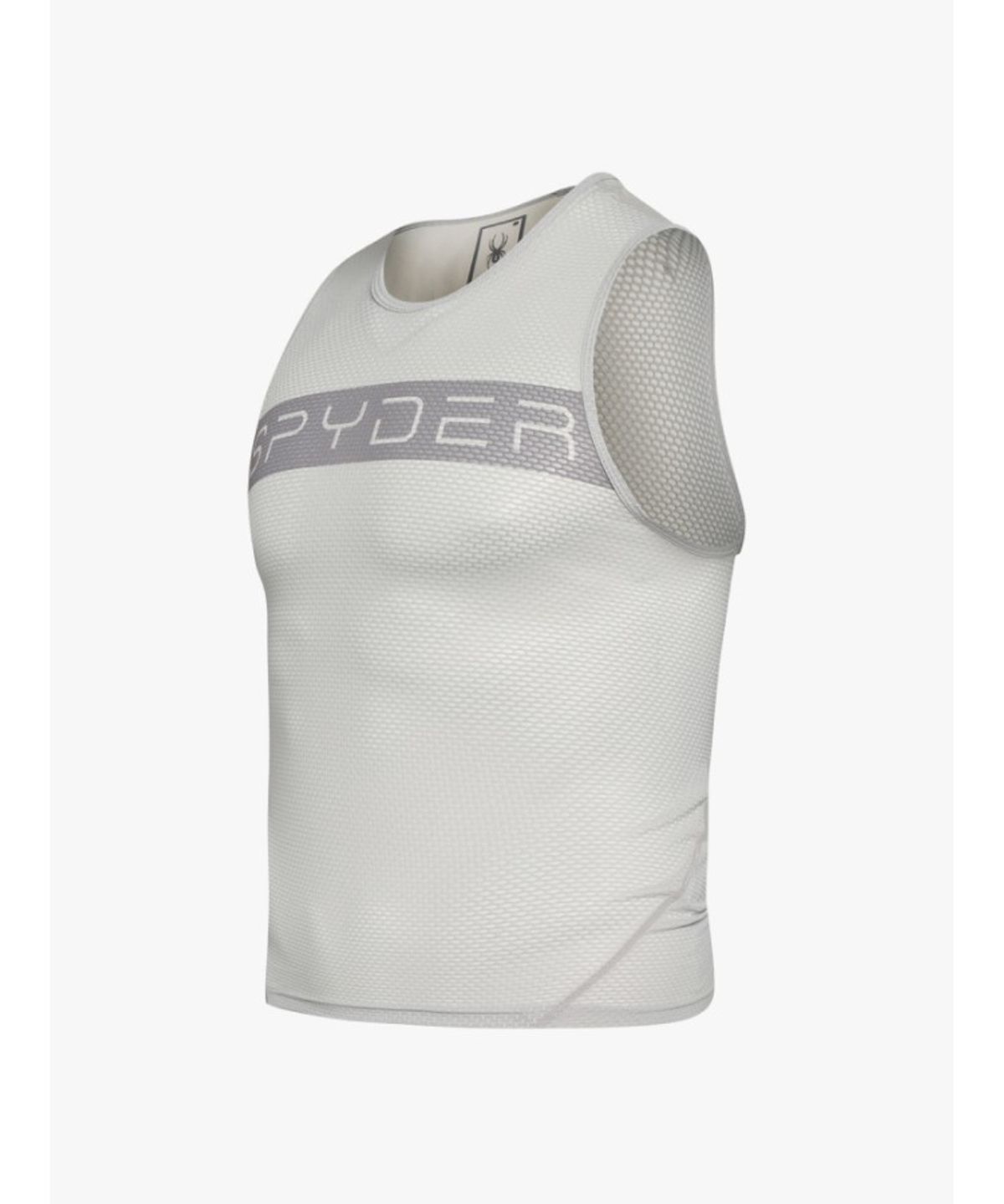 스파이더(SPYDER) 남성 사이클 프로웹 레터링 슬리브리스 베이스레이어 SPHPCNSL501MLGR