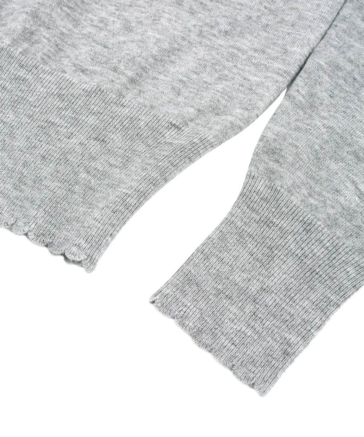 그레일즈(GRAILZ) [2PACK] SIGNATURE HEART CARDIGAN [BEIGE/MELANGE GREY]