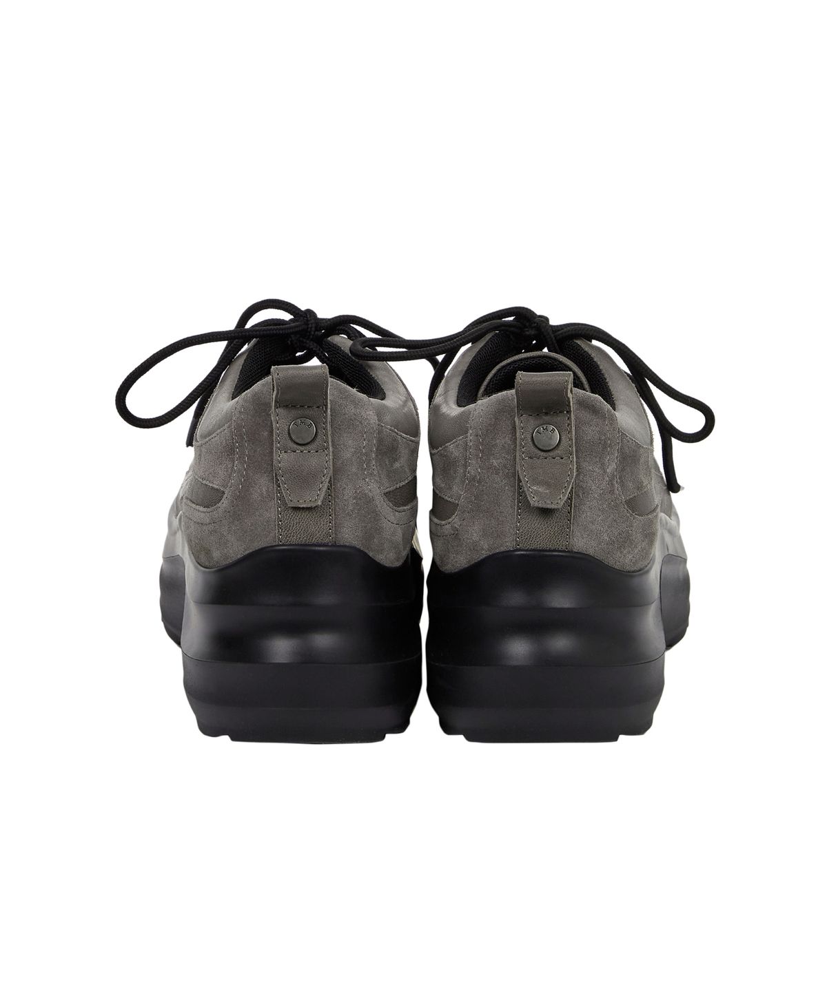 트리밍버드(TREEMINGBIRD) Flatform Cowhide Leather Sneakers [ Gray ]