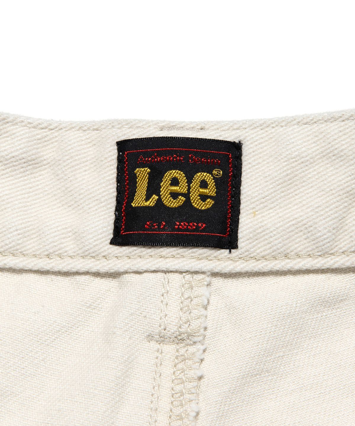 리(LEE) 우먼 카고 데님 쇼츠 에크루
