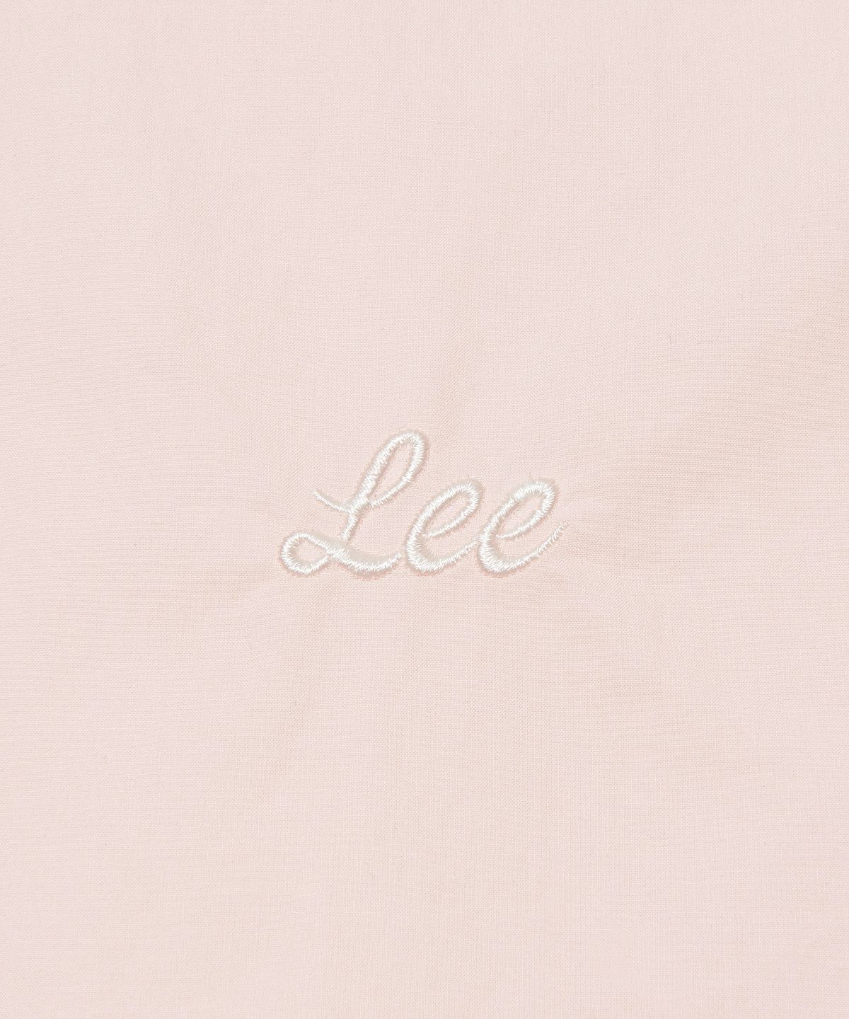 리(LEE) 우먼 크롭 반팔 셔츠 라이트 핑크