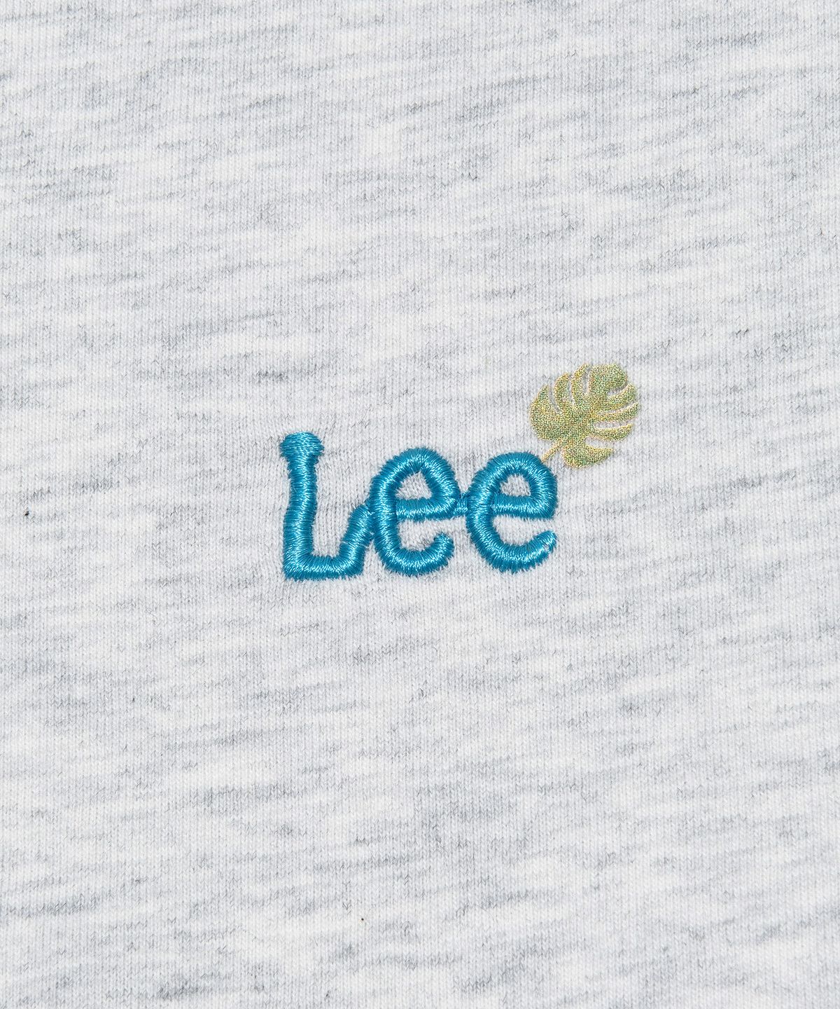 리(LEE) 우먼 콜라주 그래픽 릴랙스드 티셔츠 라이트그레이
