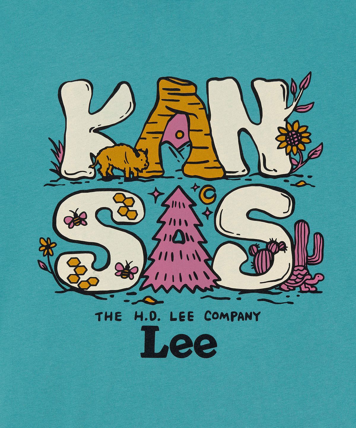 리(LEE) 캔자스 파크 그래픽 티셔츠 터키
