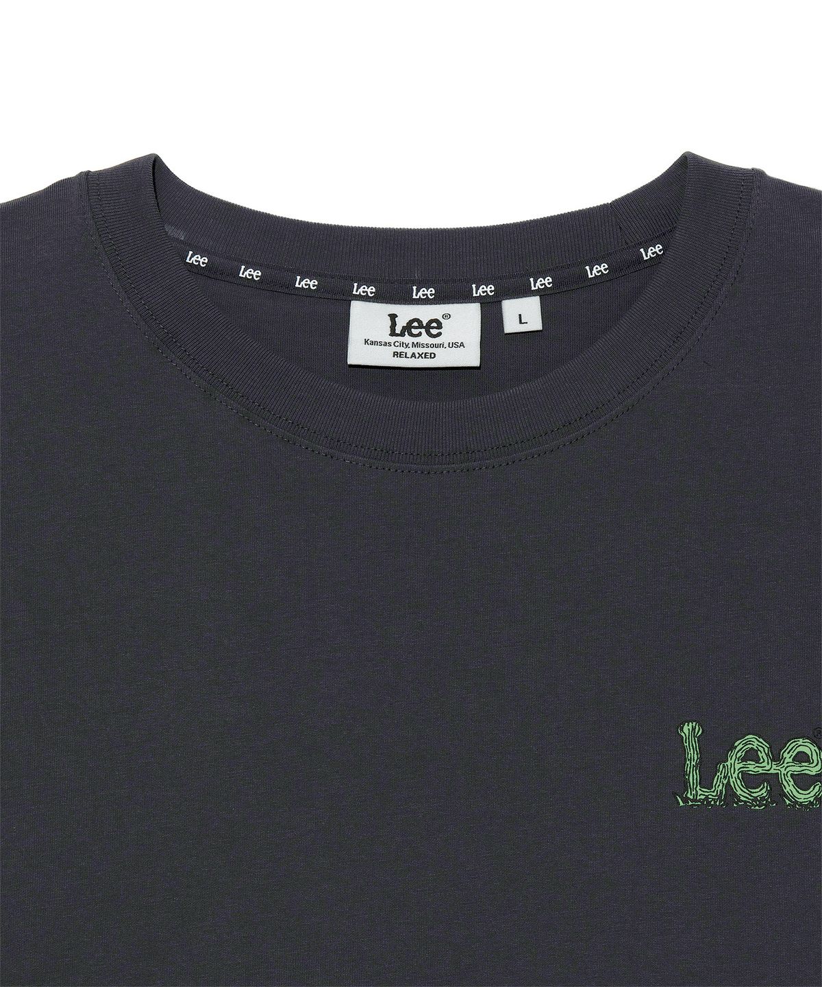 리(LEE) 선인장 그래픽 티셔츠 챠콜