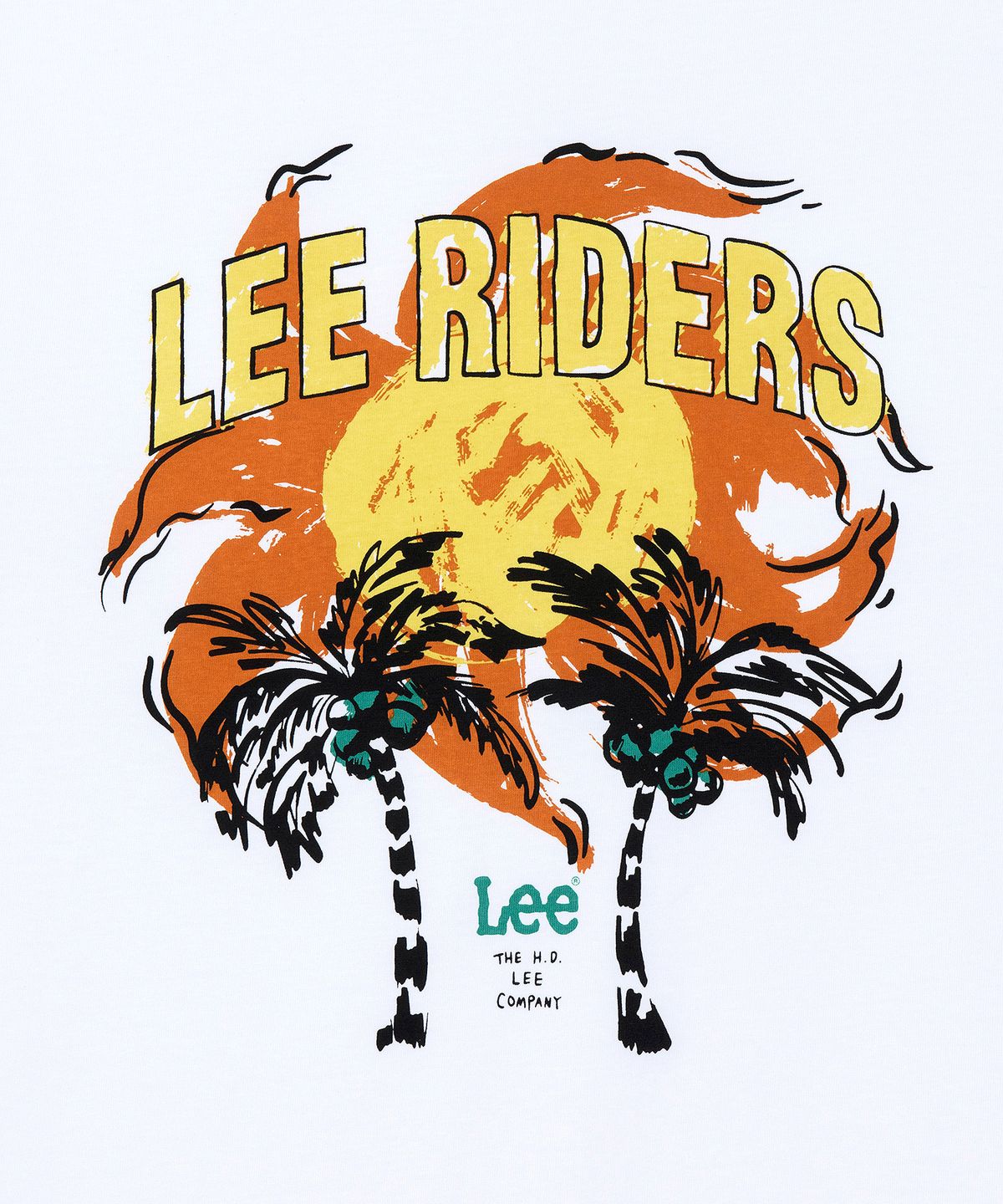 리(LEE) 썸머 그래픽 반팔 티셔츠 화이트
